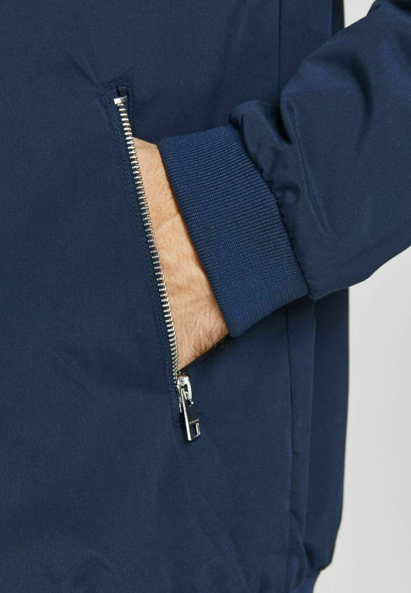 JJERUSH HARRINGTON - Bomber Jacket - navy blazer