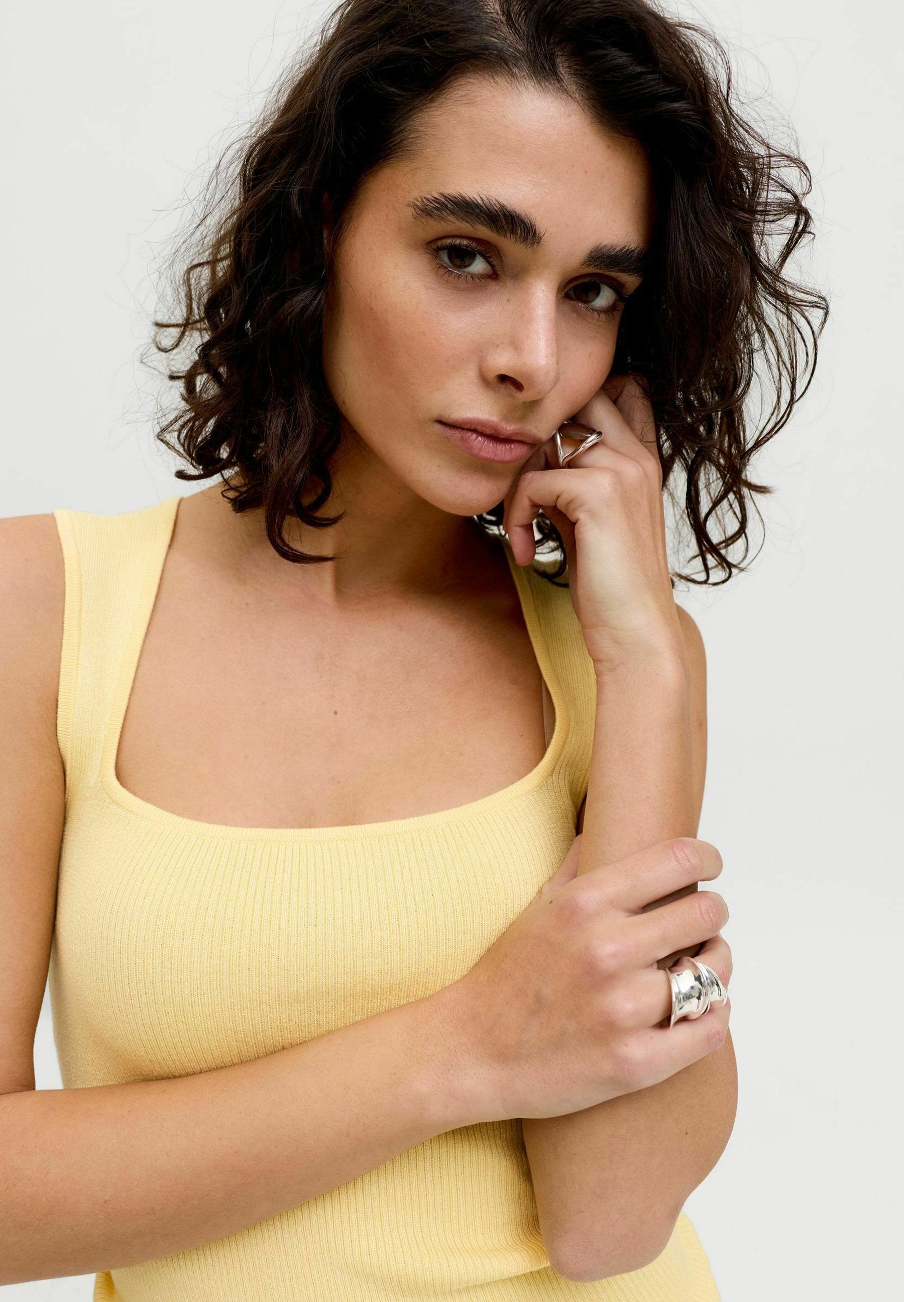 Knitted JXPOSIE Knitted - Top - sunlight