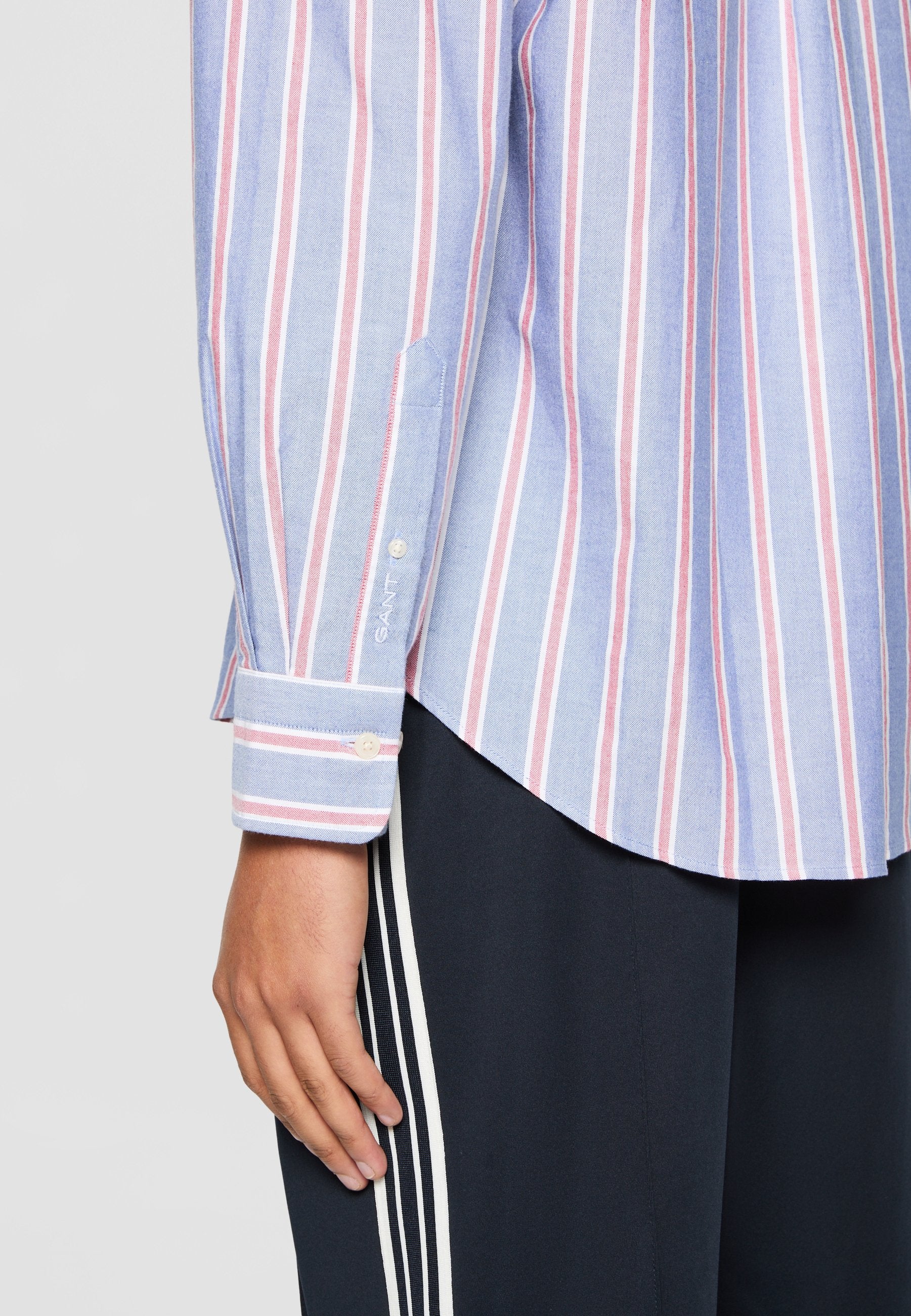 CHEMISE RAYÉE OXFORD HERITAGE 2.0 REL EXCLUSIVE - Blouse - bleu collégial