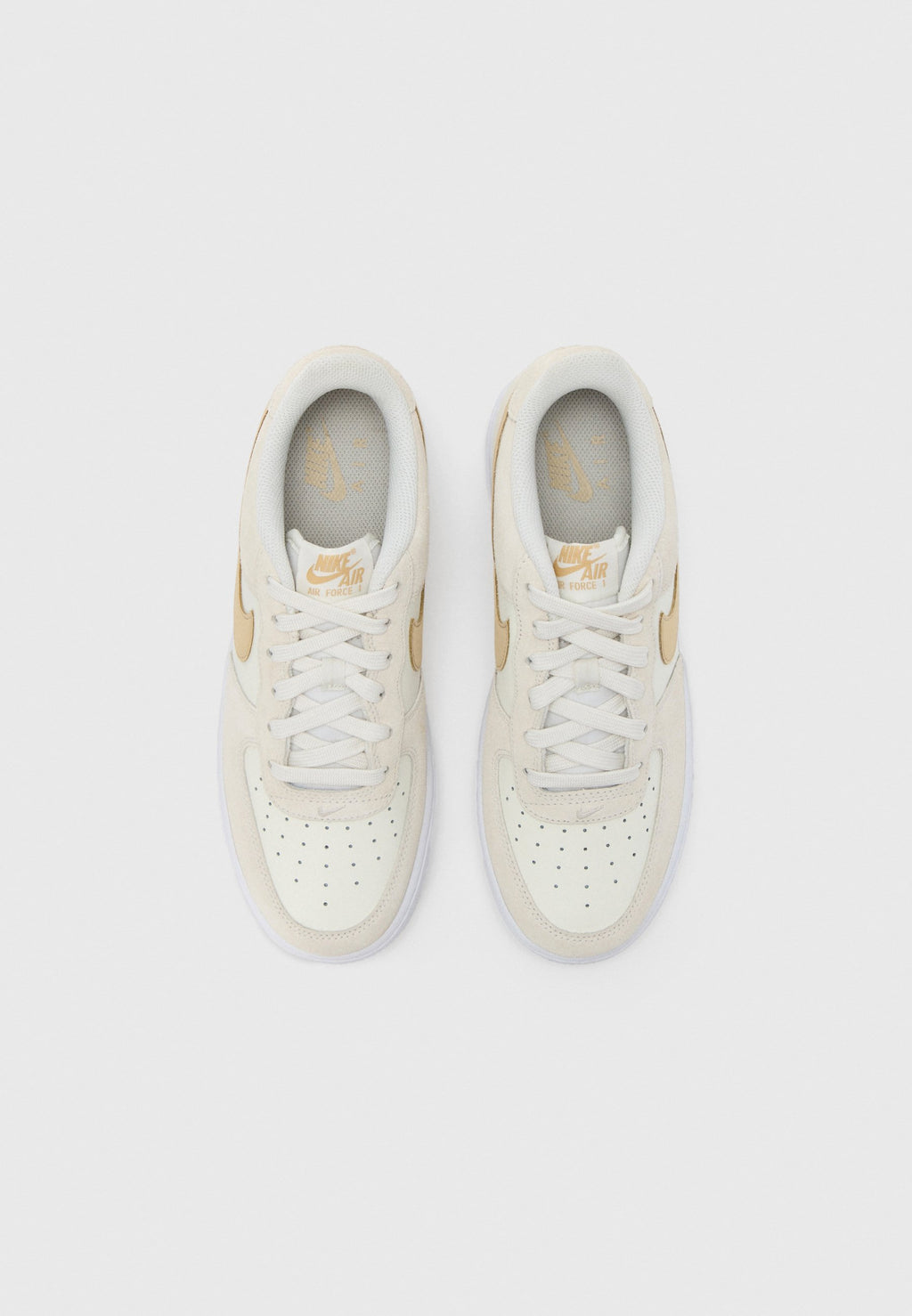 AIR FORCE 1 UNISEX - Trainers - sail/linen/light orewood brown
