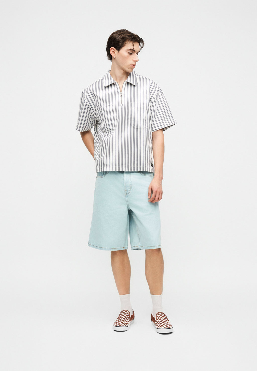 Denim shorts - blue ice