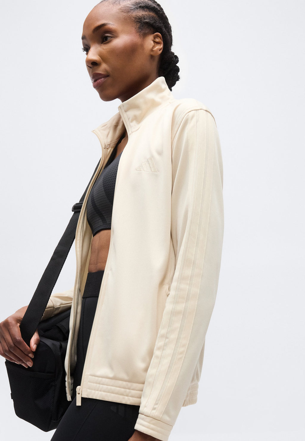 ESSENTIALS TRICOT 3 STRIPES TRACKTOP - Training jacket - crystal
