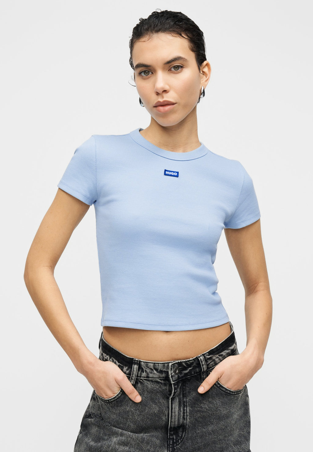 BABY  - Basic T-shirt - open blue