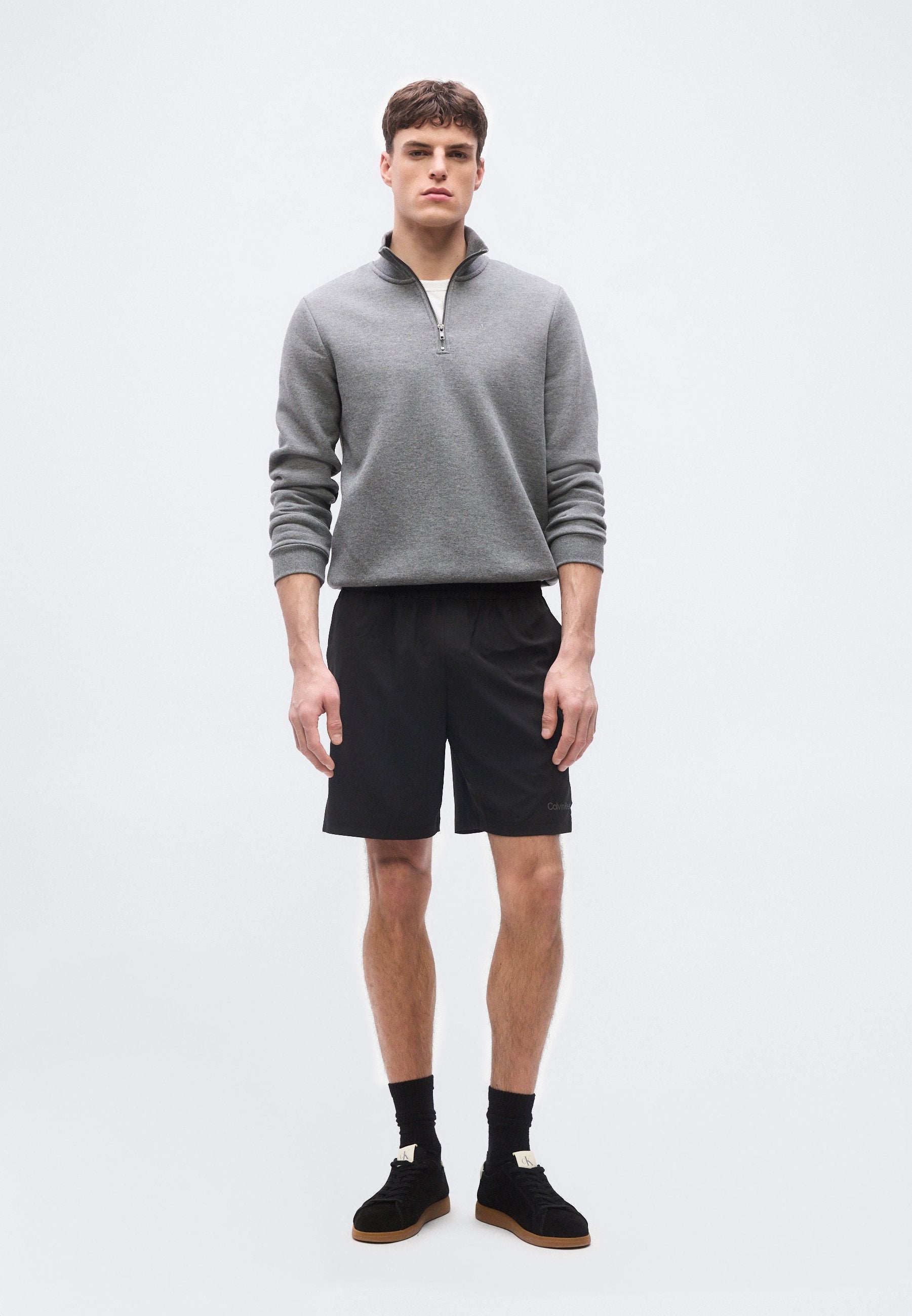 ICON SPORT - Tracksuit bottoms - black