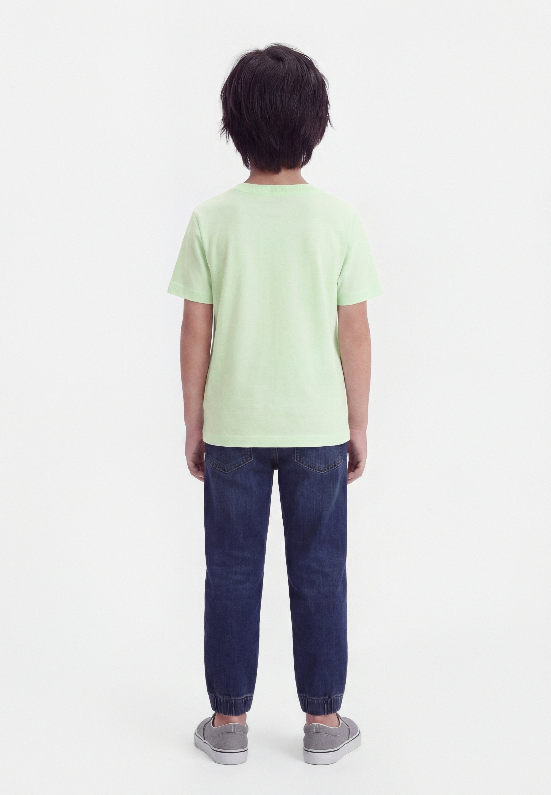 TEE - Print T-shirt - pod green