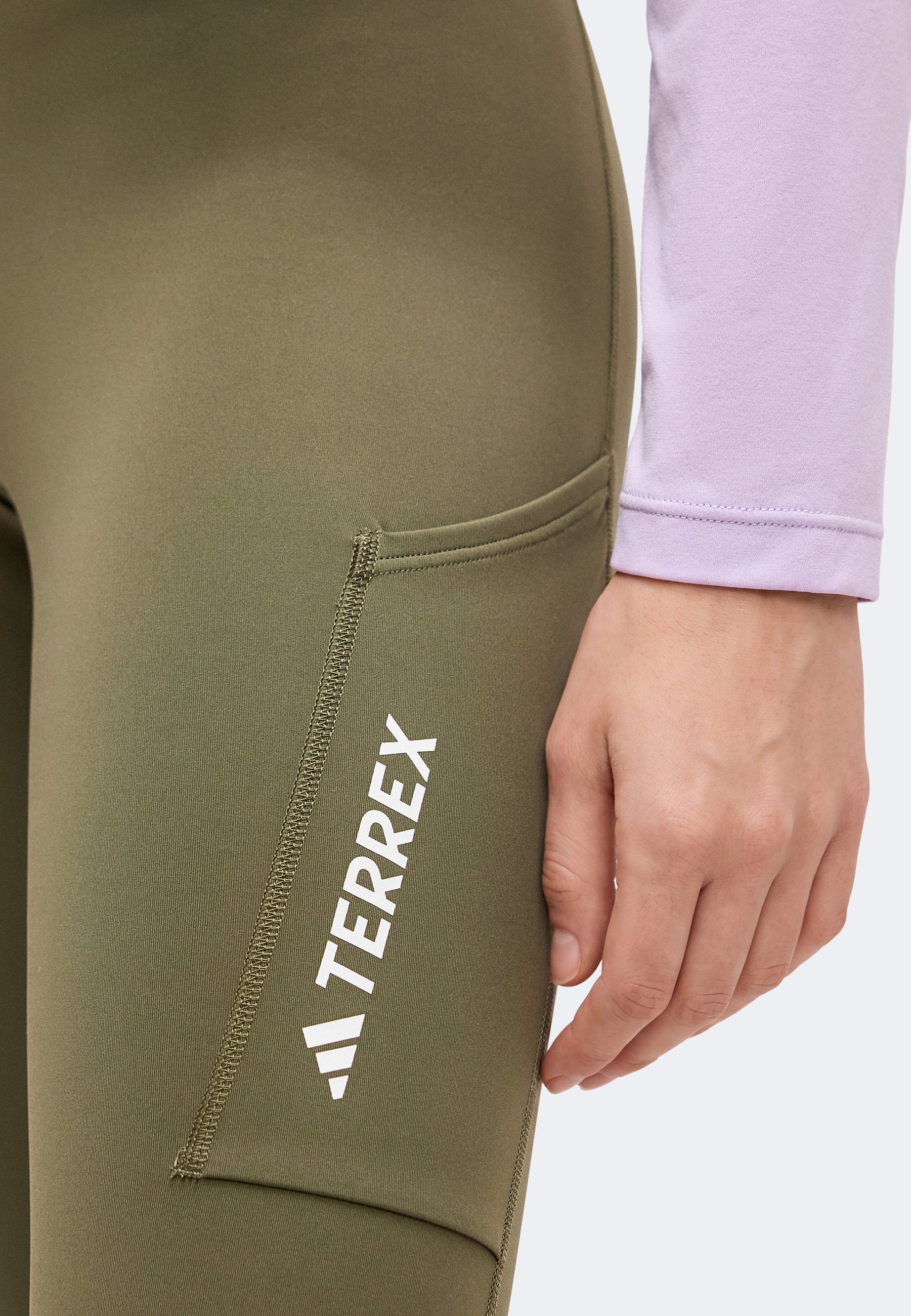 TIGHTS - Leggings - olive strata