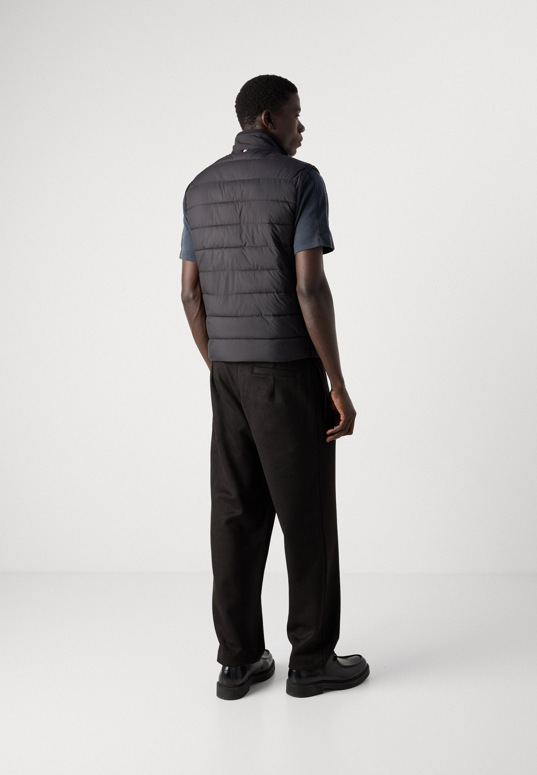 CENITO - Waistcoat - black