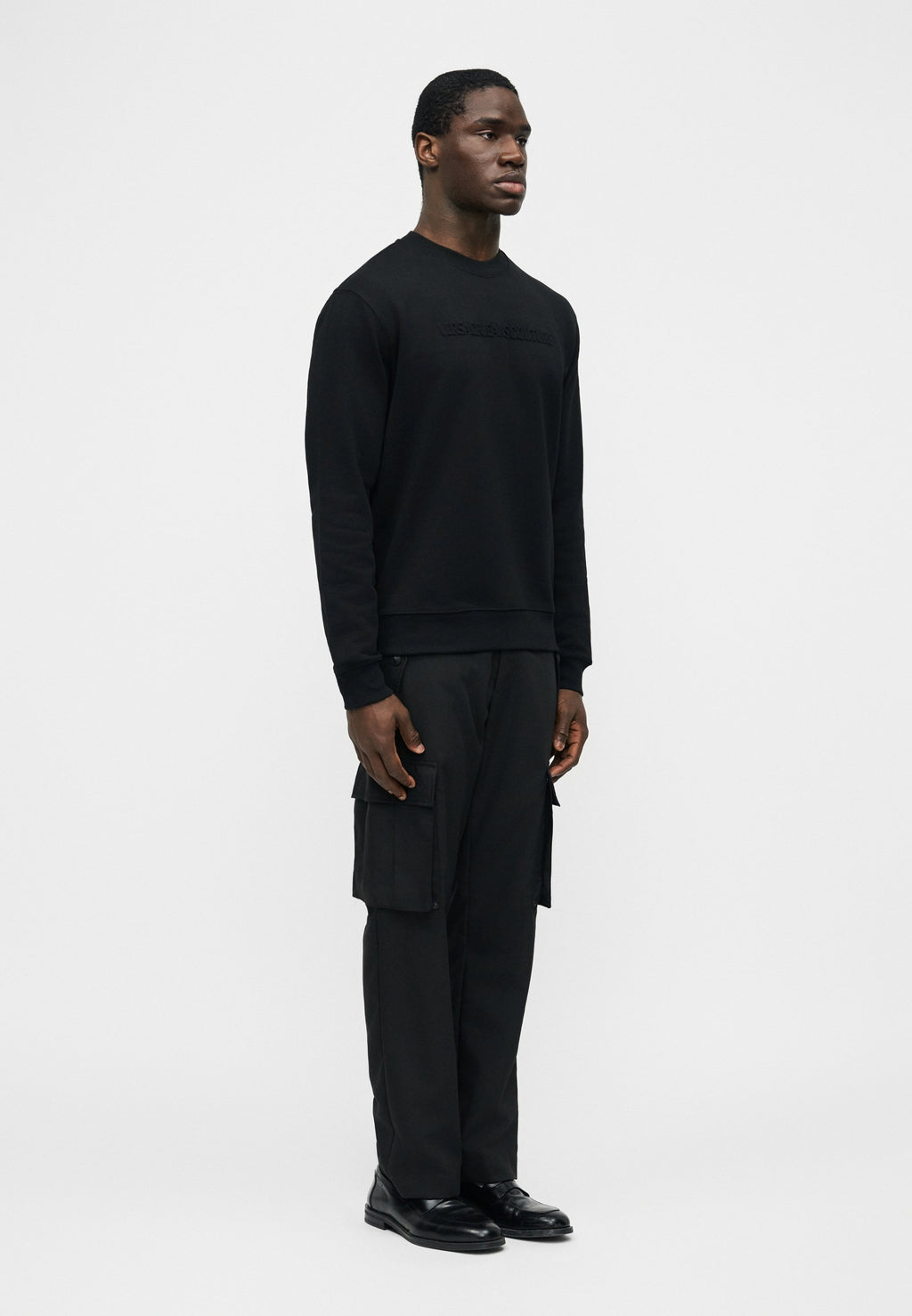 EMBOSSED - Sweatshirt - black