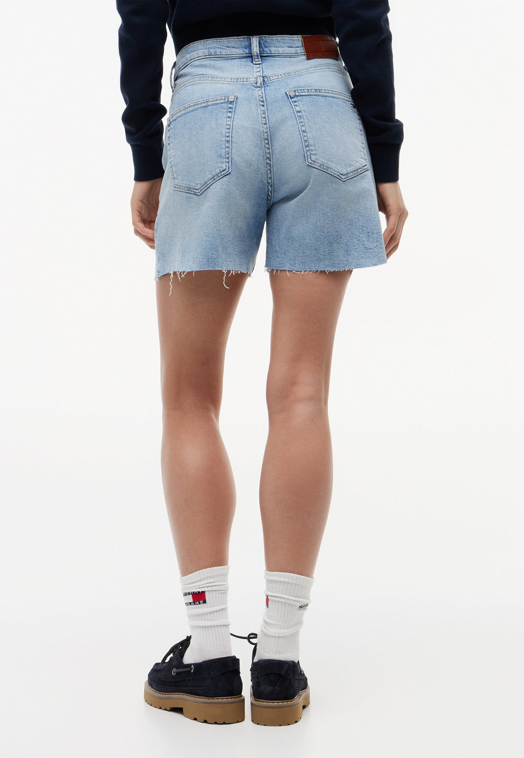 MOM - Denim shorts - denim light