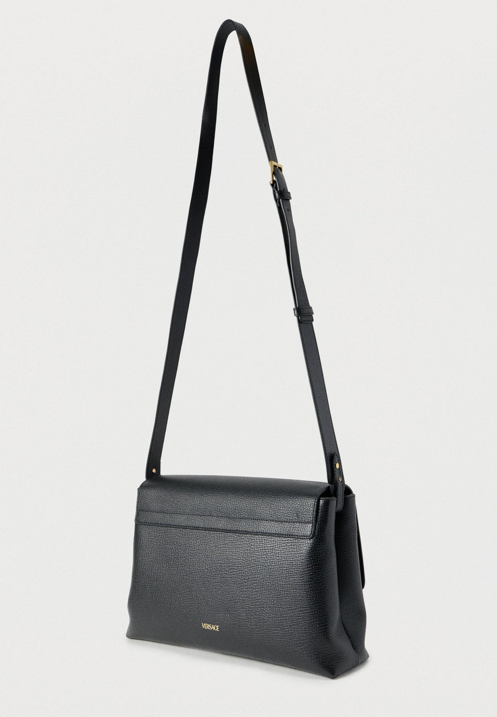 MESSENGER UNISEX - Cross body bag - black/gold-coloured