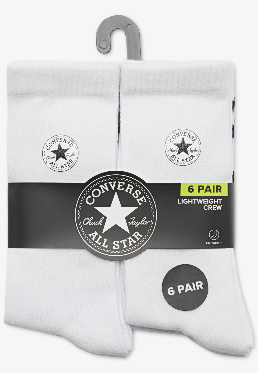 CHUCKPATCH CREW UNISEX 6 PACK - Socks - white