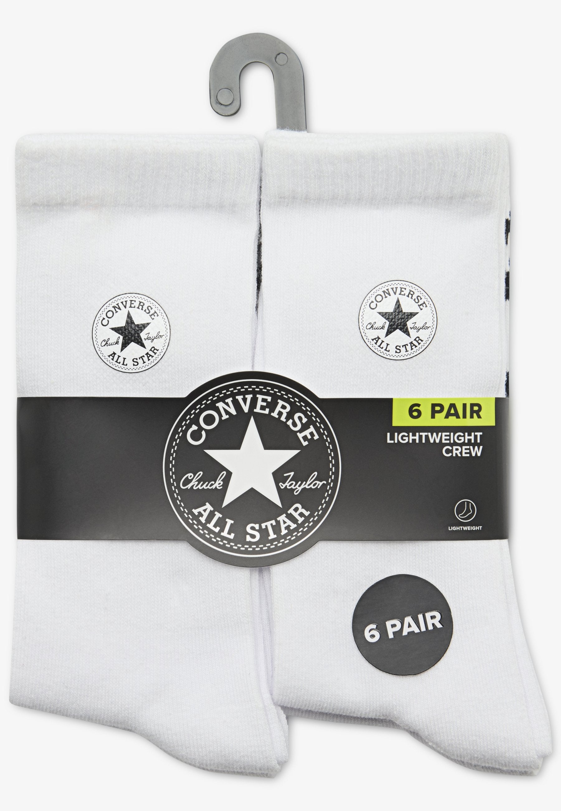 CHUCKPATCH CREW UNISEX 6 PACK - Socks - white