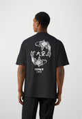 JJTUNE TEE CREW NECK - Print T-shirt - black