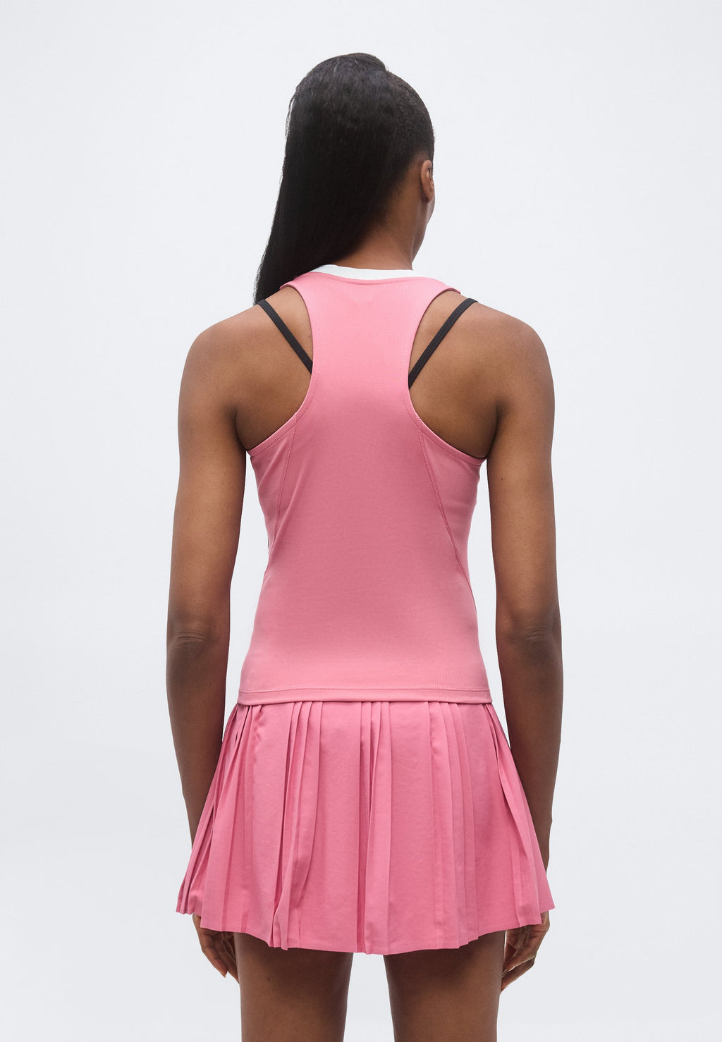 NIKECOURT ADVANTAGE TANK - Haut - peony/white