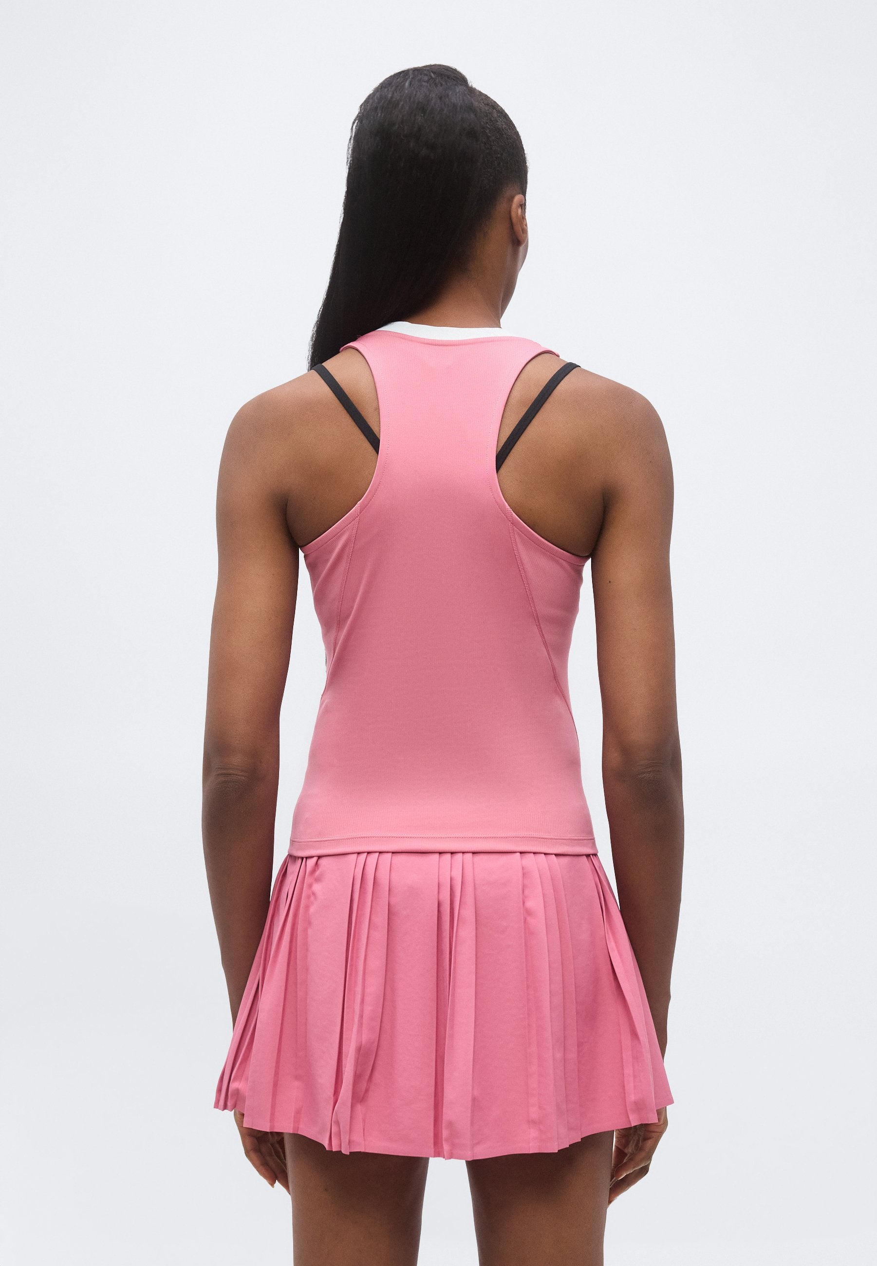 NIKECOURT ADVANTAGE TANK - Haut - peony/white