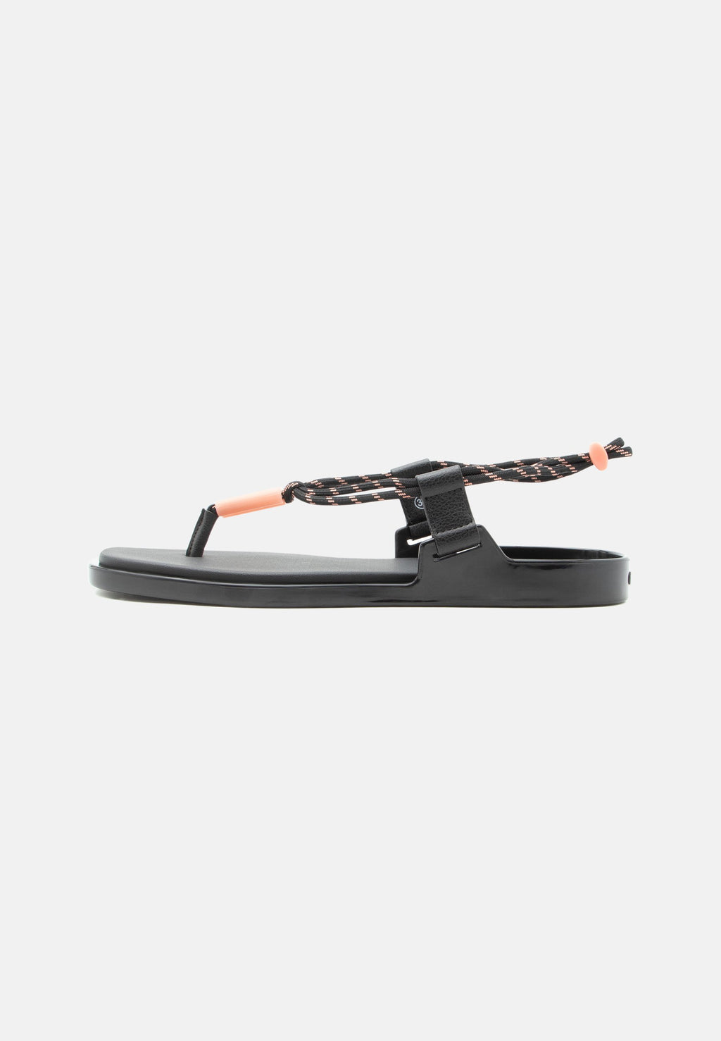 T-bar sandals - black/peach whip