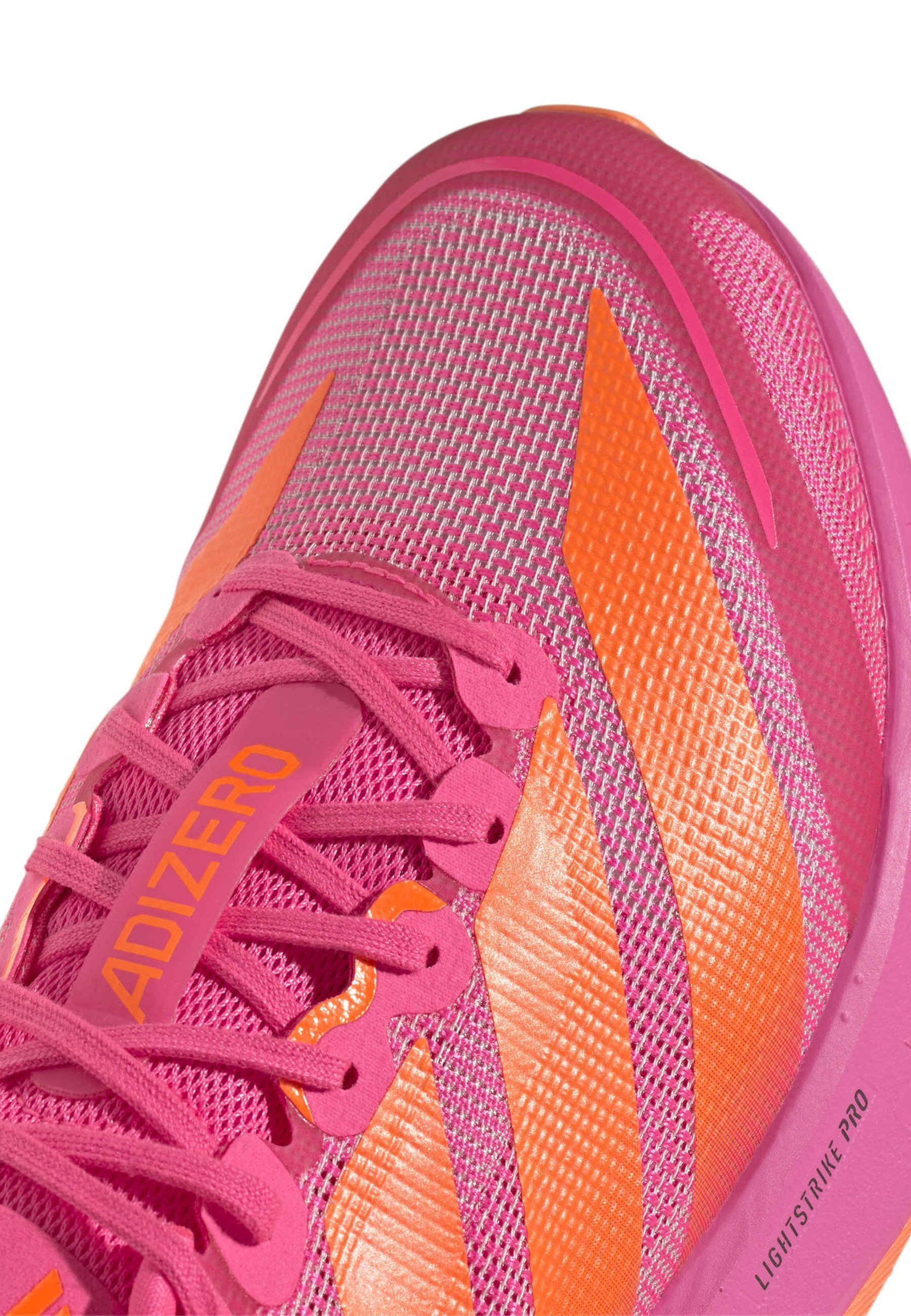ADIZERO BOSTON 13 M - Road running shoes - lucid pink/lucid orange/iron metallic