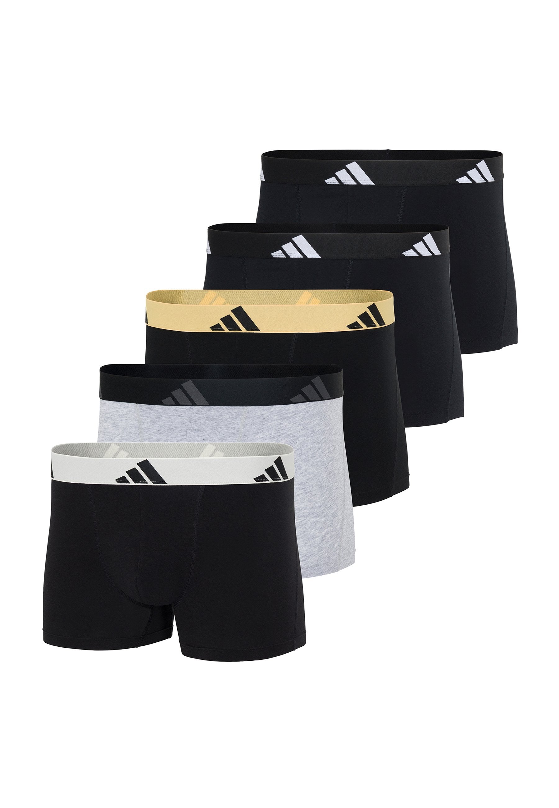 TRUNK 5 PACK - Trunks - schwarz hellgrau