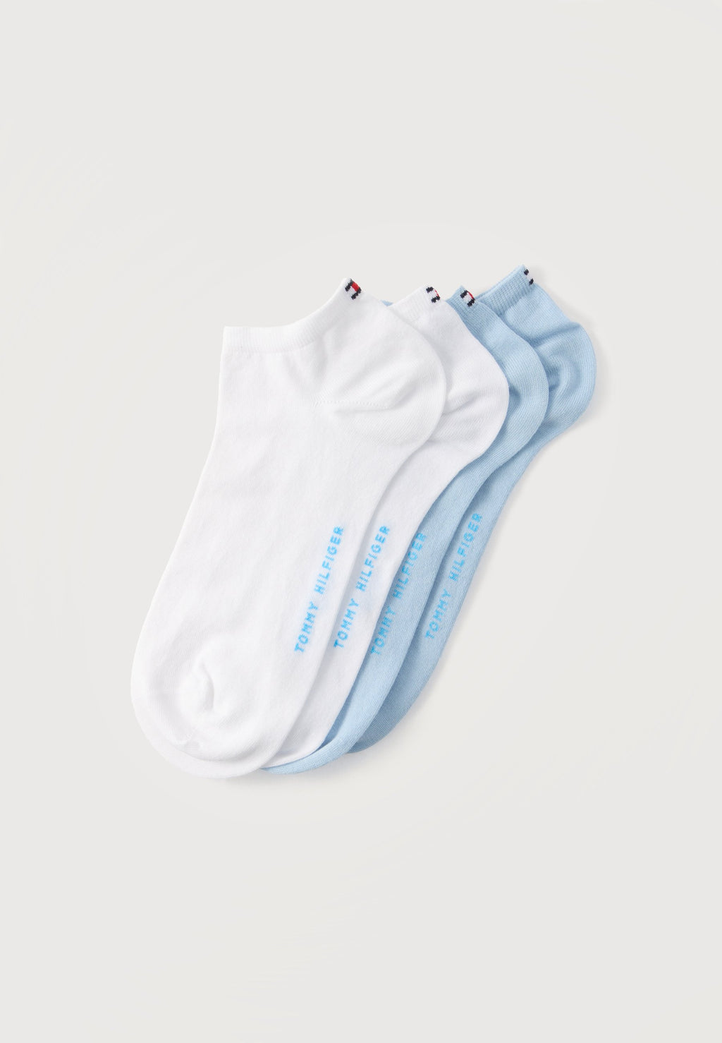4'LÜ PAKET - Sneaker çorabı - açık mavi/beyaz