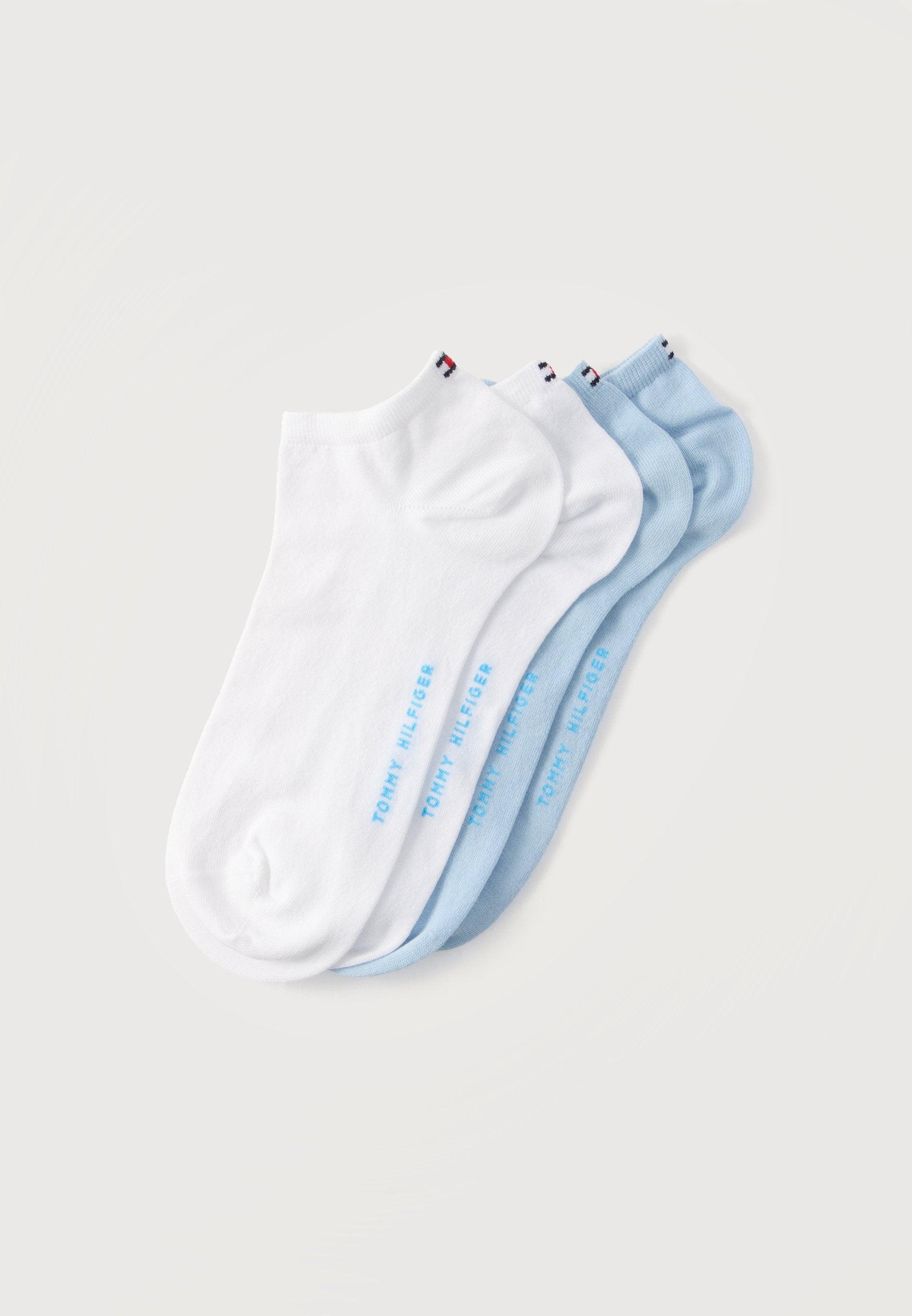 4'LÜ PAKET - Sneaker çorabı - açık mavi/beyaz