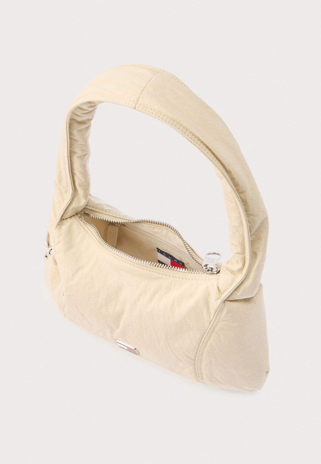 CASUAL CRINKLE TEXTURE SHOULDER BAG - Handbag - gulf sand
