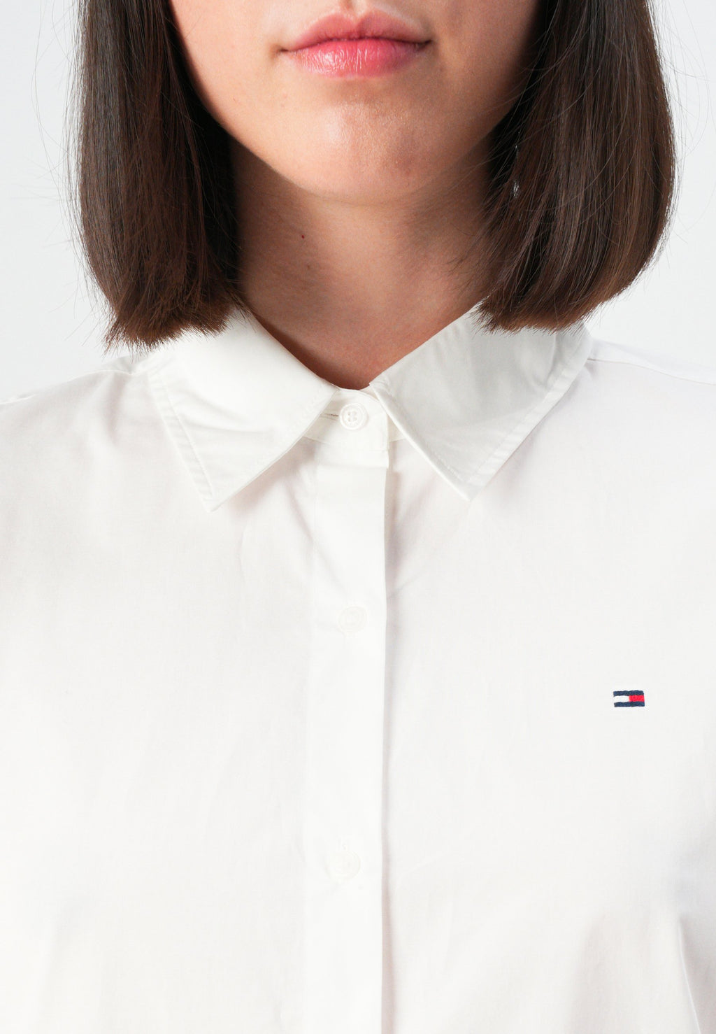 REGULAR CLASSIC SHIRT - Button-down blouse - optic white