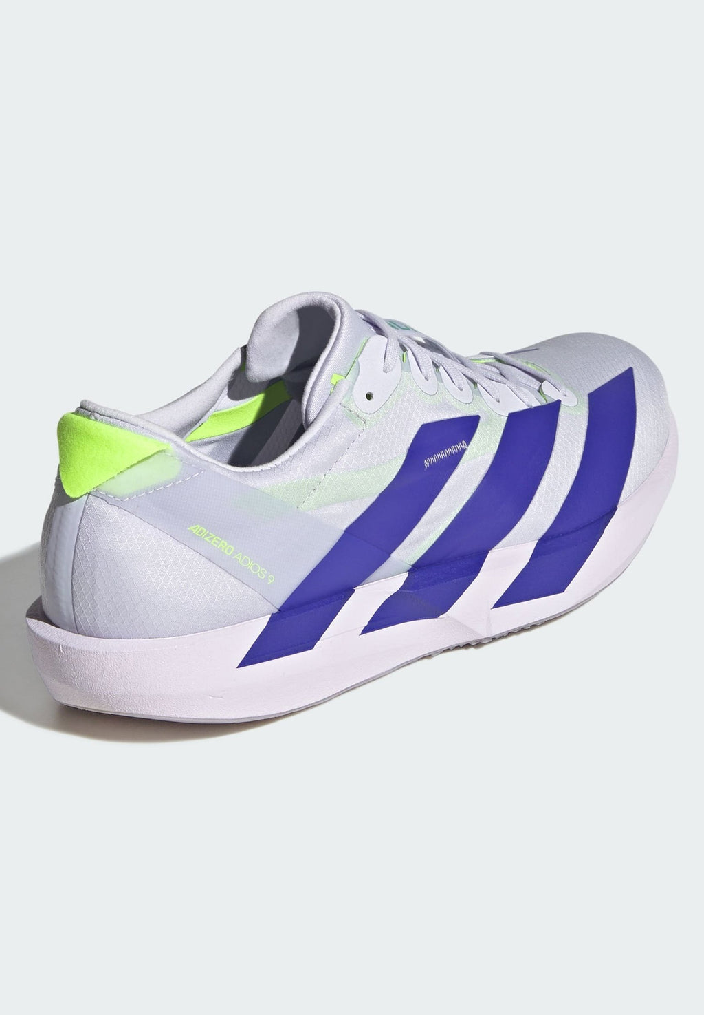 ADIZERO ADIOS 9 - Road running shoes - frozen purple   solar purple   signal green