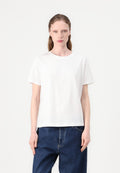 SMOOTH CREW NECK TEE - Basic T-shirt - bright white