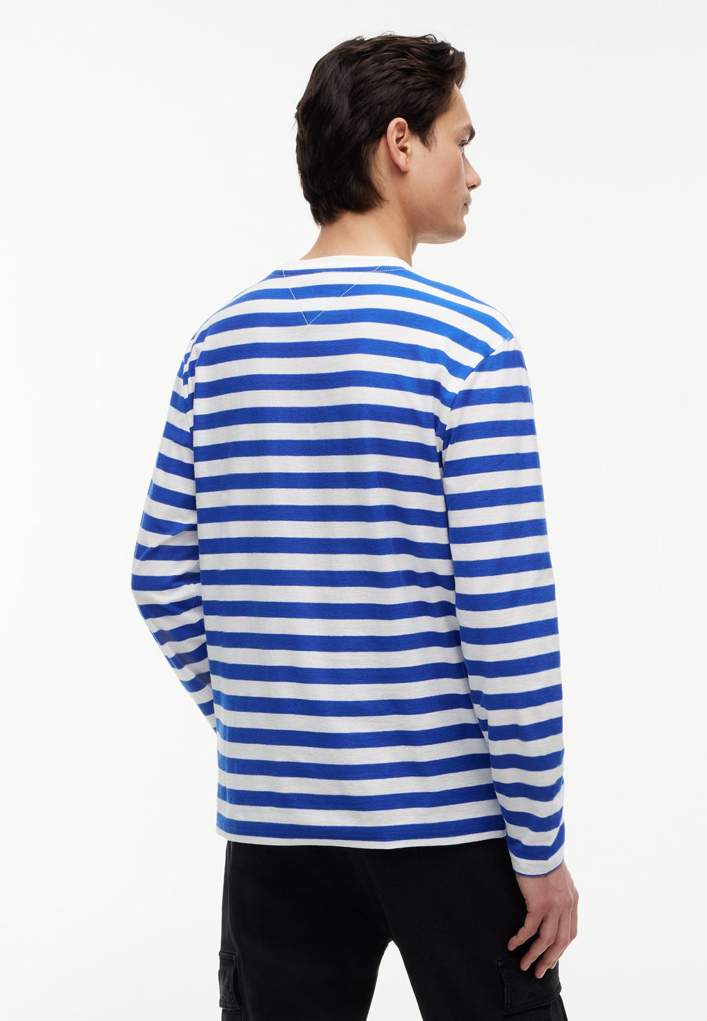 Long sleeved top - providence blue stripe