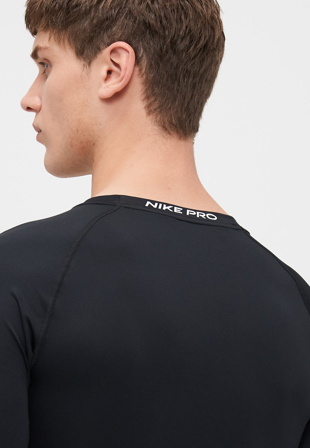 M NP DF TIGHT TOP LS - Undershirt - black/white