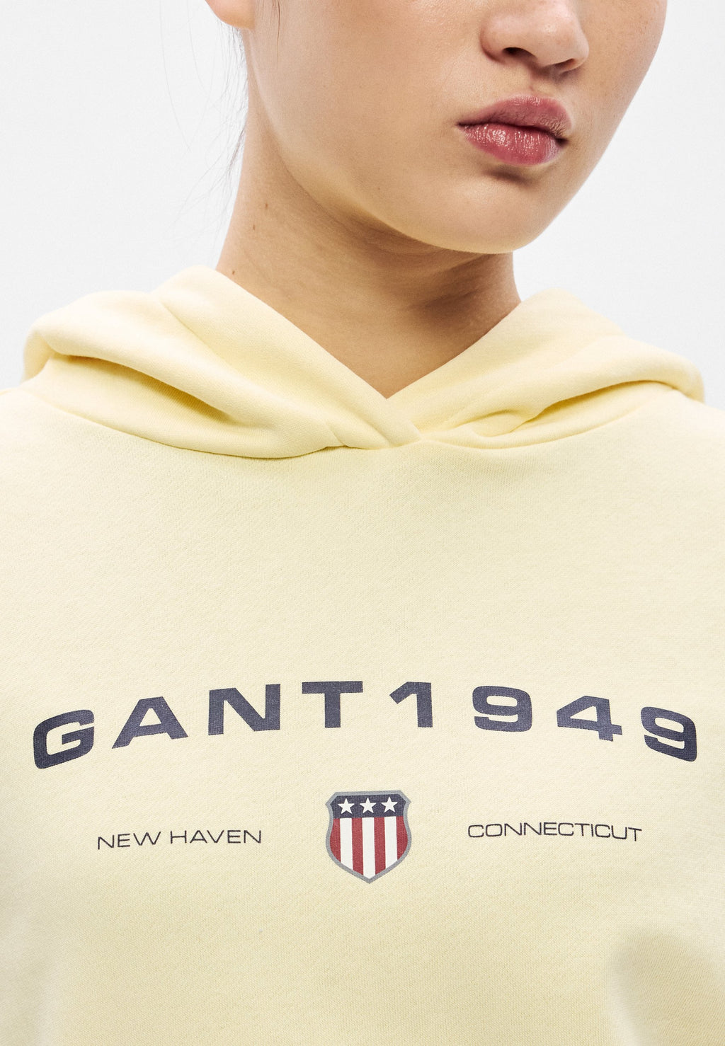 GRAPHIC HOODIE - Hoodie - vanilla yellow