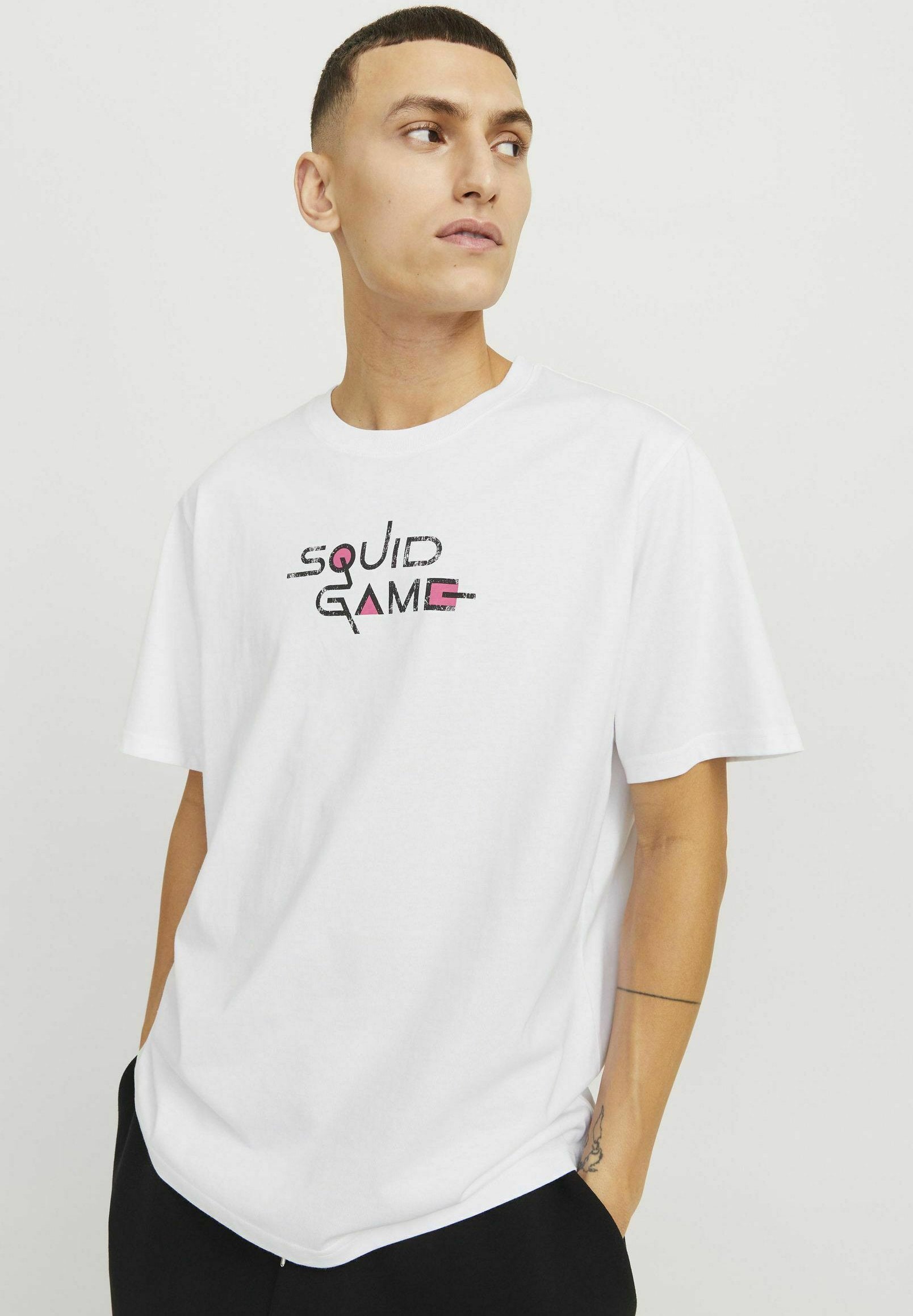 squid game Printed - Print T-shirt - bright white