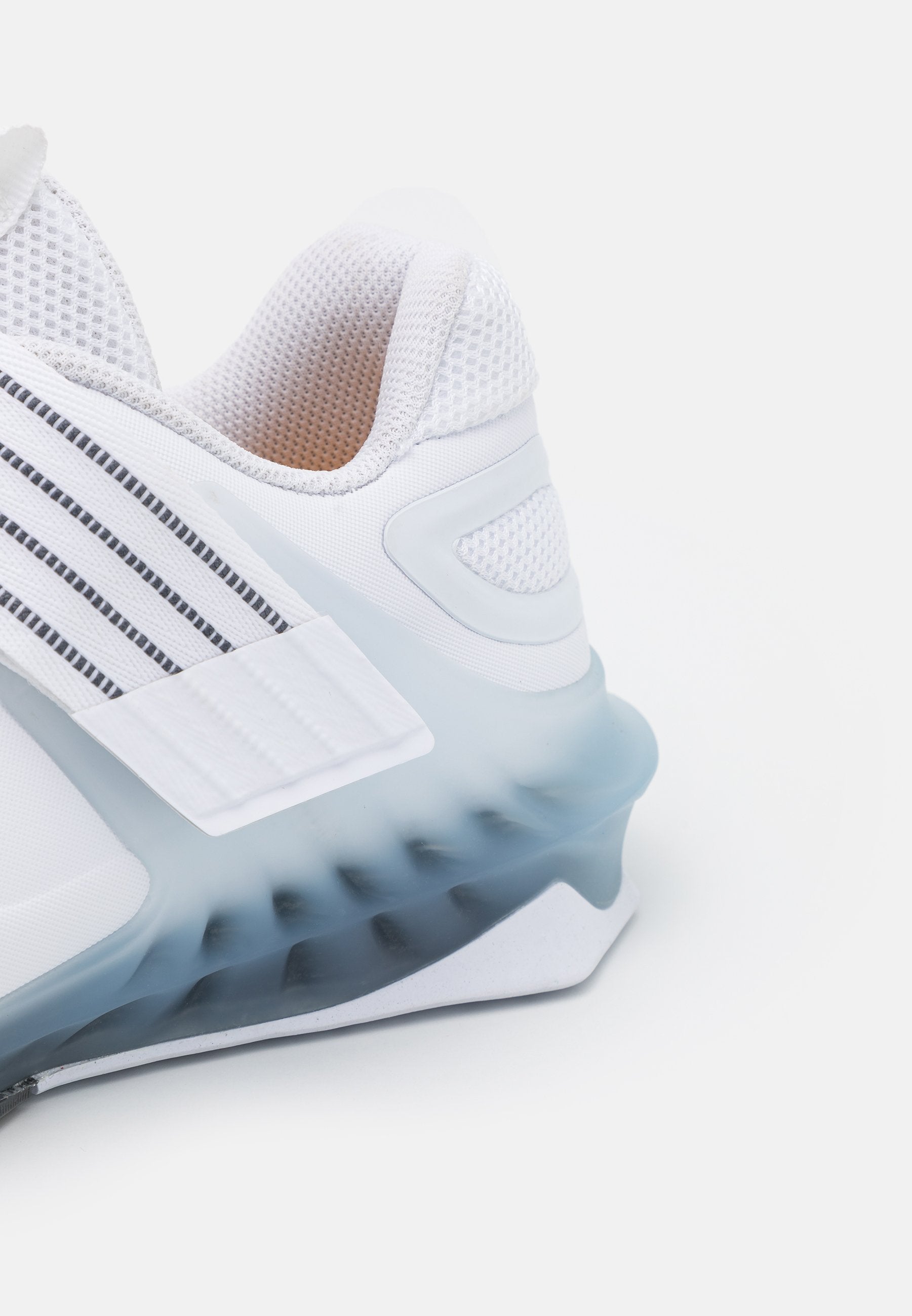 SAVALEOS - Training shoe - white/black/iron grey/laser orange