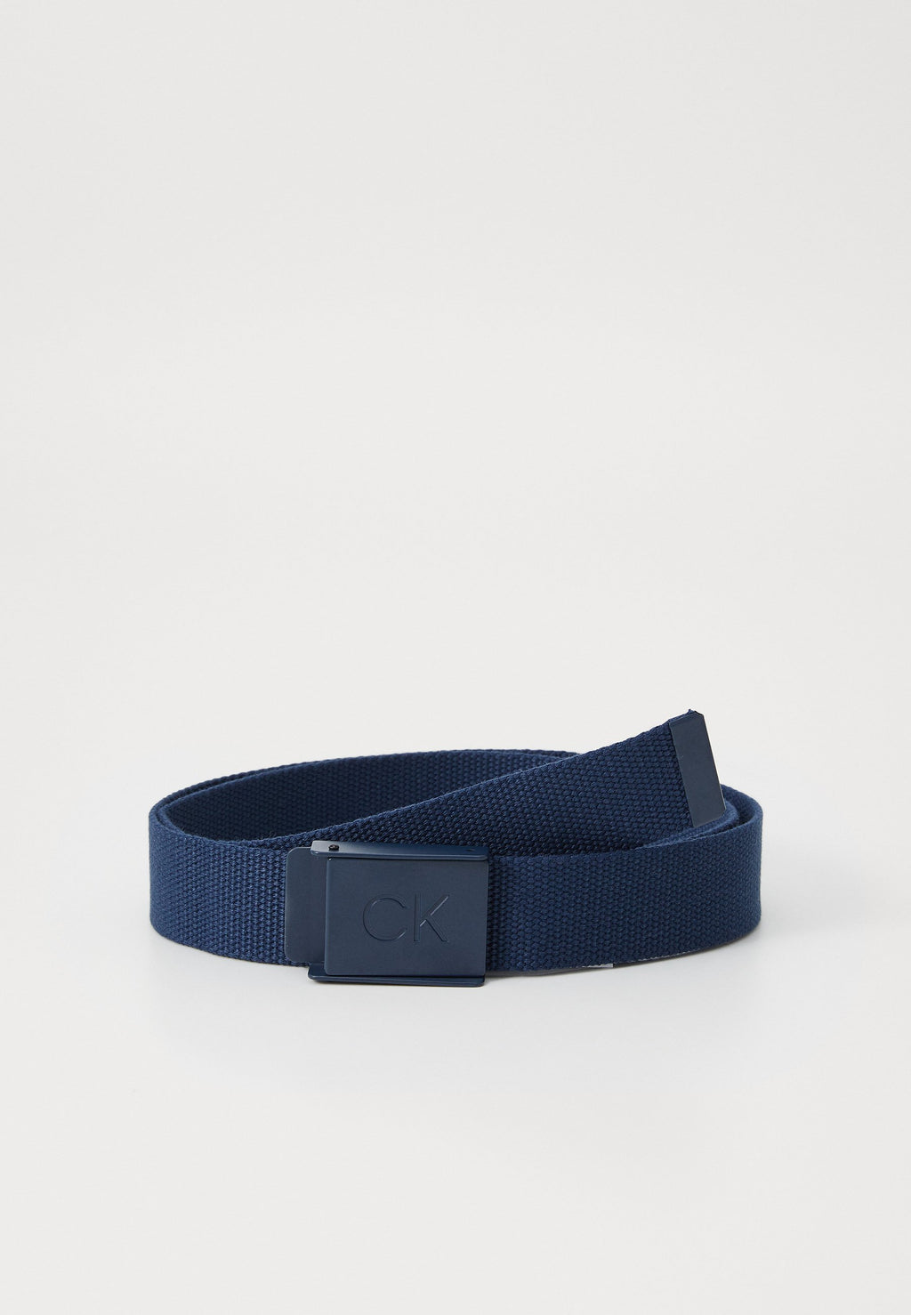 MONOGRAM BUCKLE BELT - Belt - navy