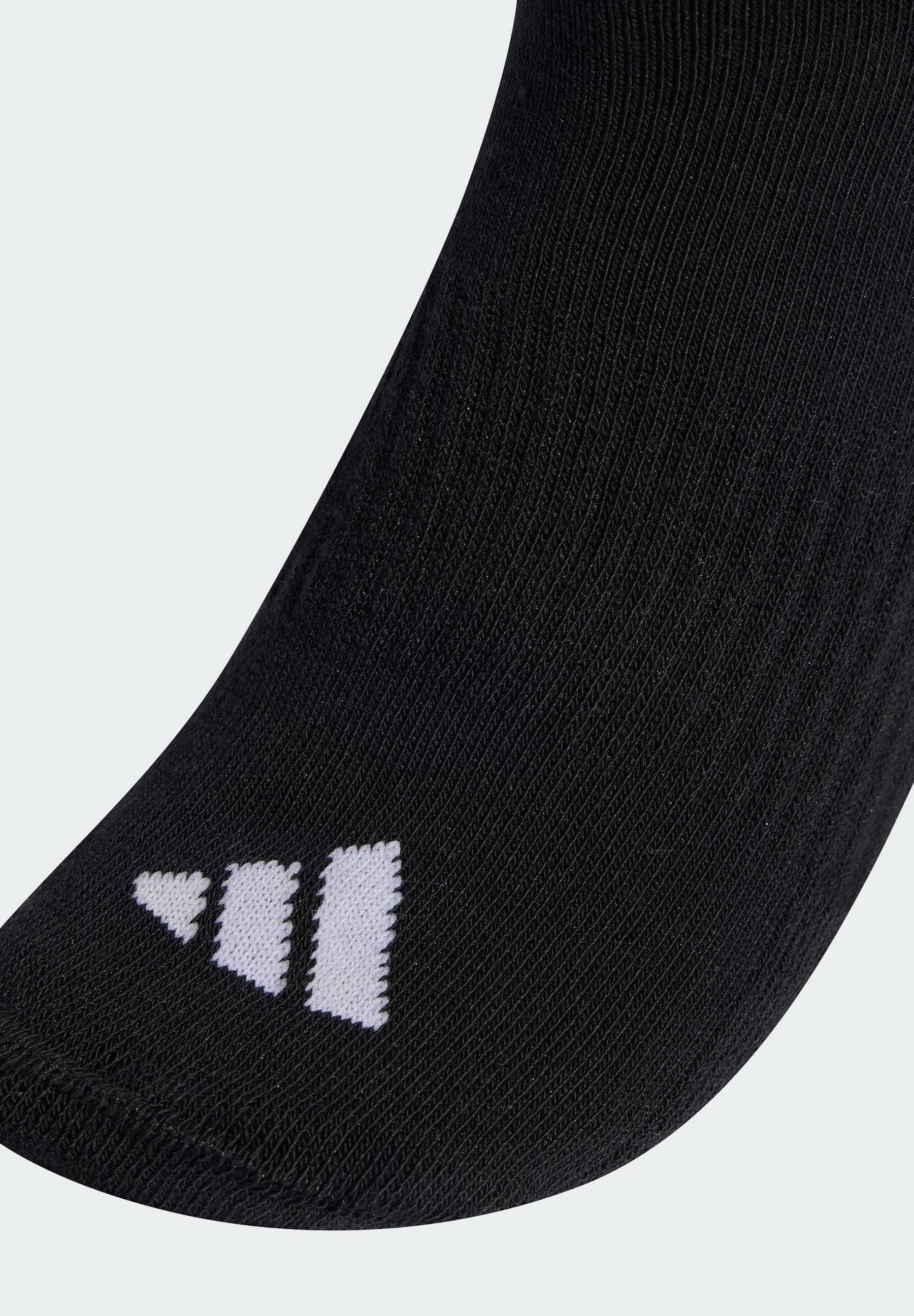 LOT DE 3 PAIRES DE CHAUSSETTES DE SPORT AMORTIES UNISEXE - Chaussettes de sport - black white