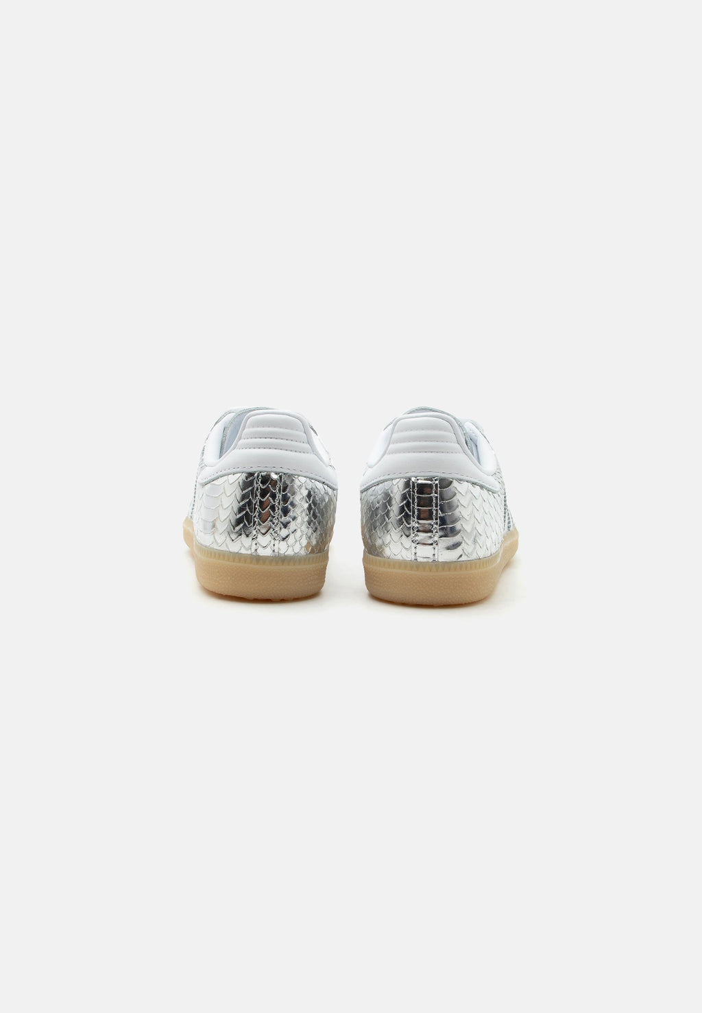 SAMBA - Trainers - silver-coloured metallic/footwear white