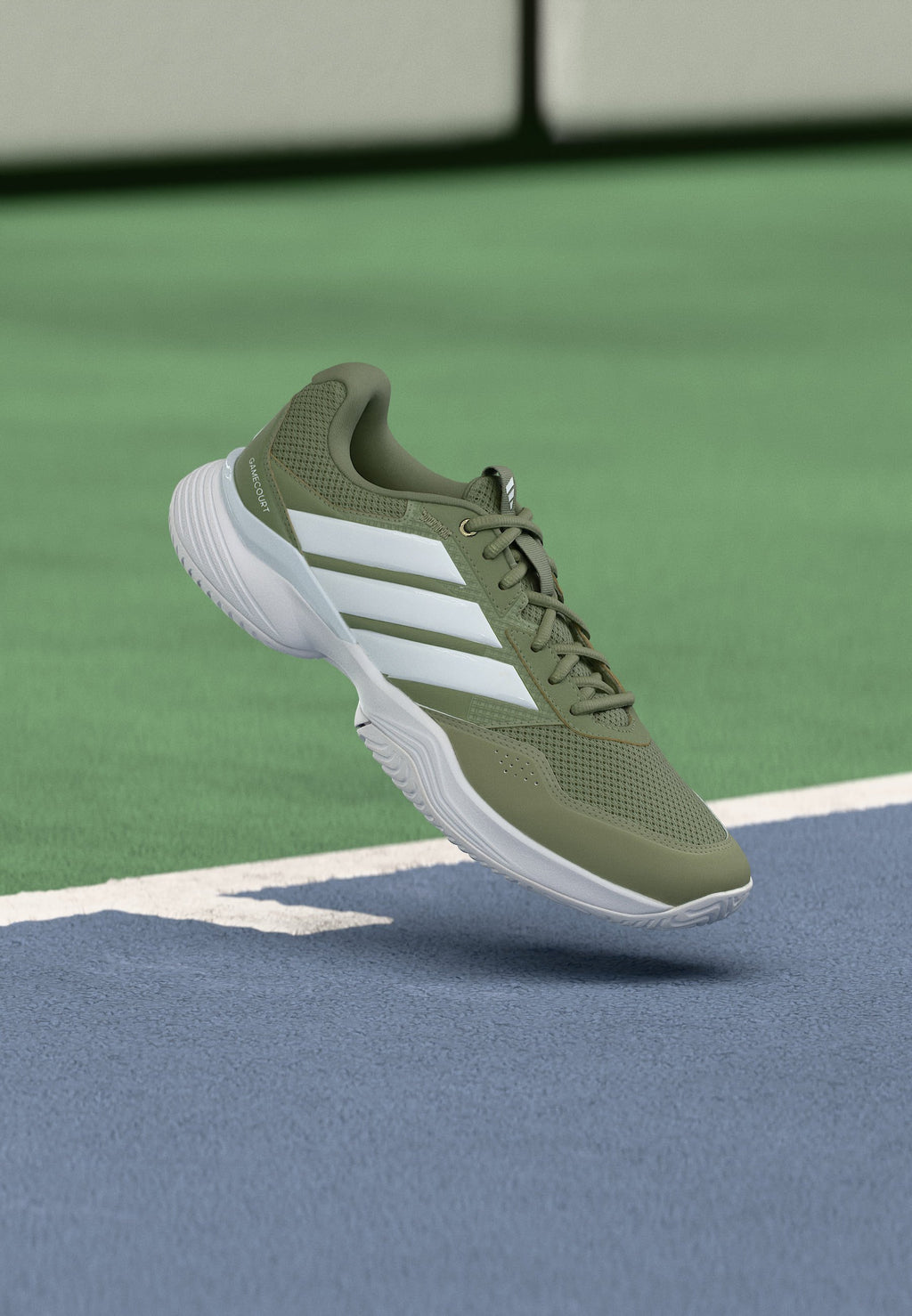 GAMECOURT - Multicourt tennis shoes - tent green/footwear white