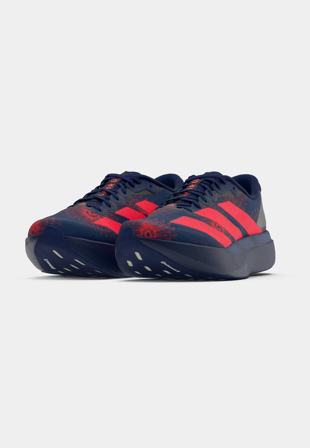 ADIZERO EVO SL - Trainers - dark blue/lucid red/muted purple