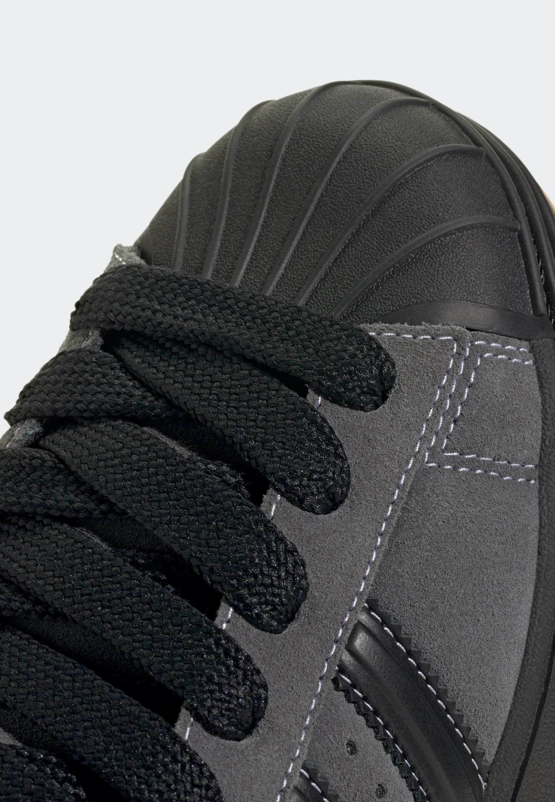 SUPERSTAR ST - Trainers - grey five/core black/gum4