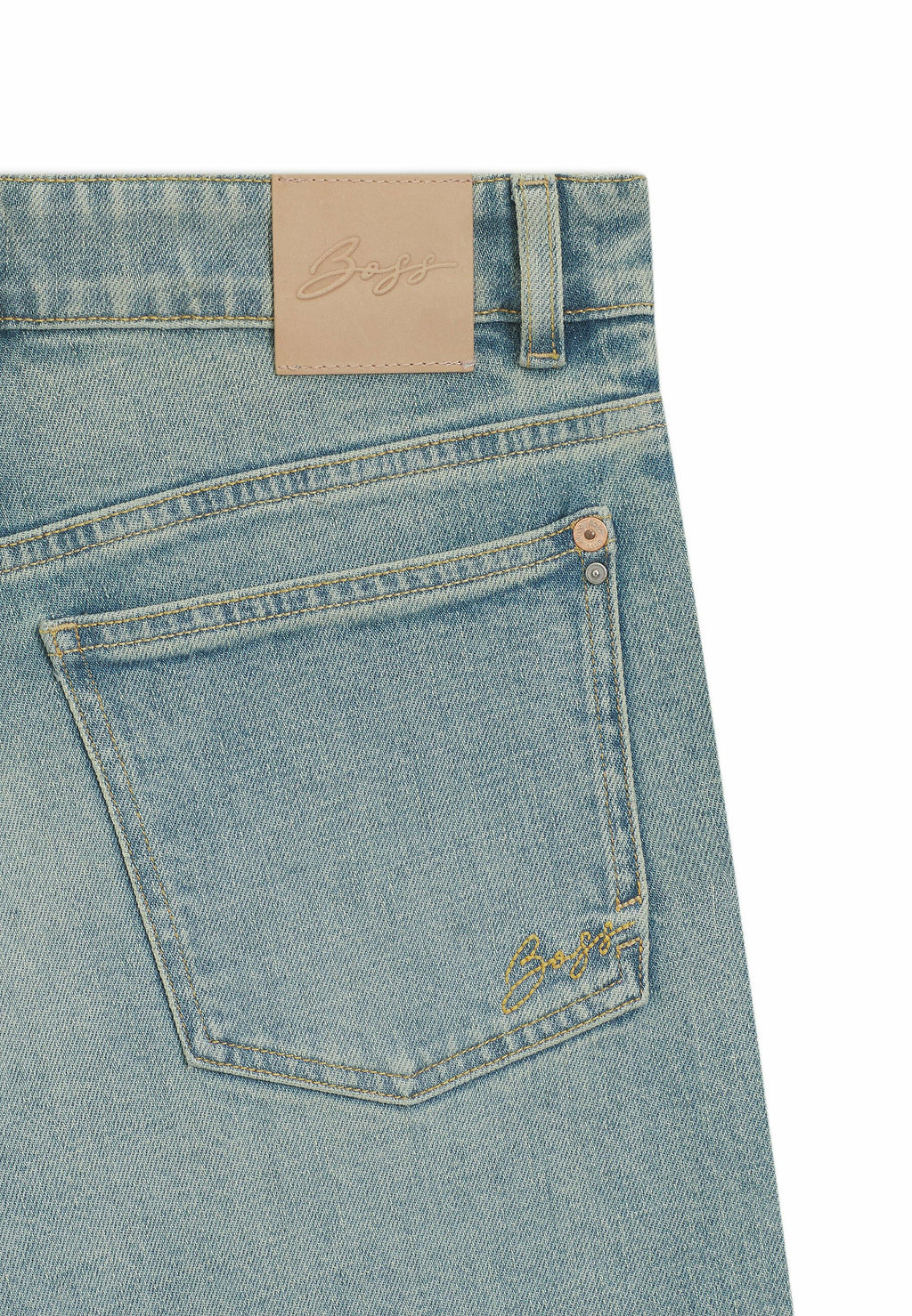 BOSS C_SOFT BOOTCUT 2.0 - Bootcut jeans - blue