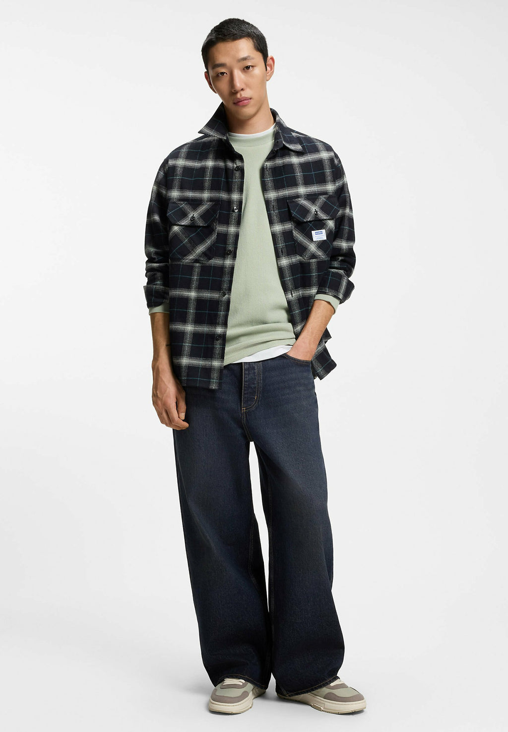 NUWOLO - Long sleeved top - open green