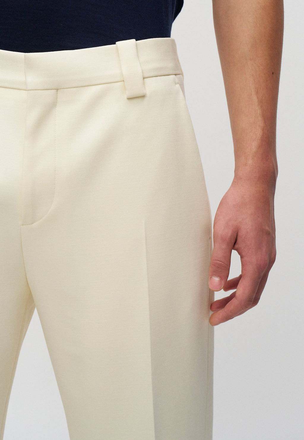 FORMAL PANT RESPONSIBLE  - Trousers - white