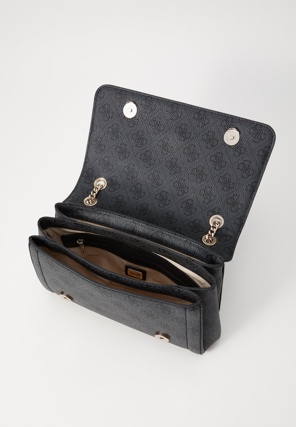 NOELLE XBODY FLAP - Cross body bag - coal