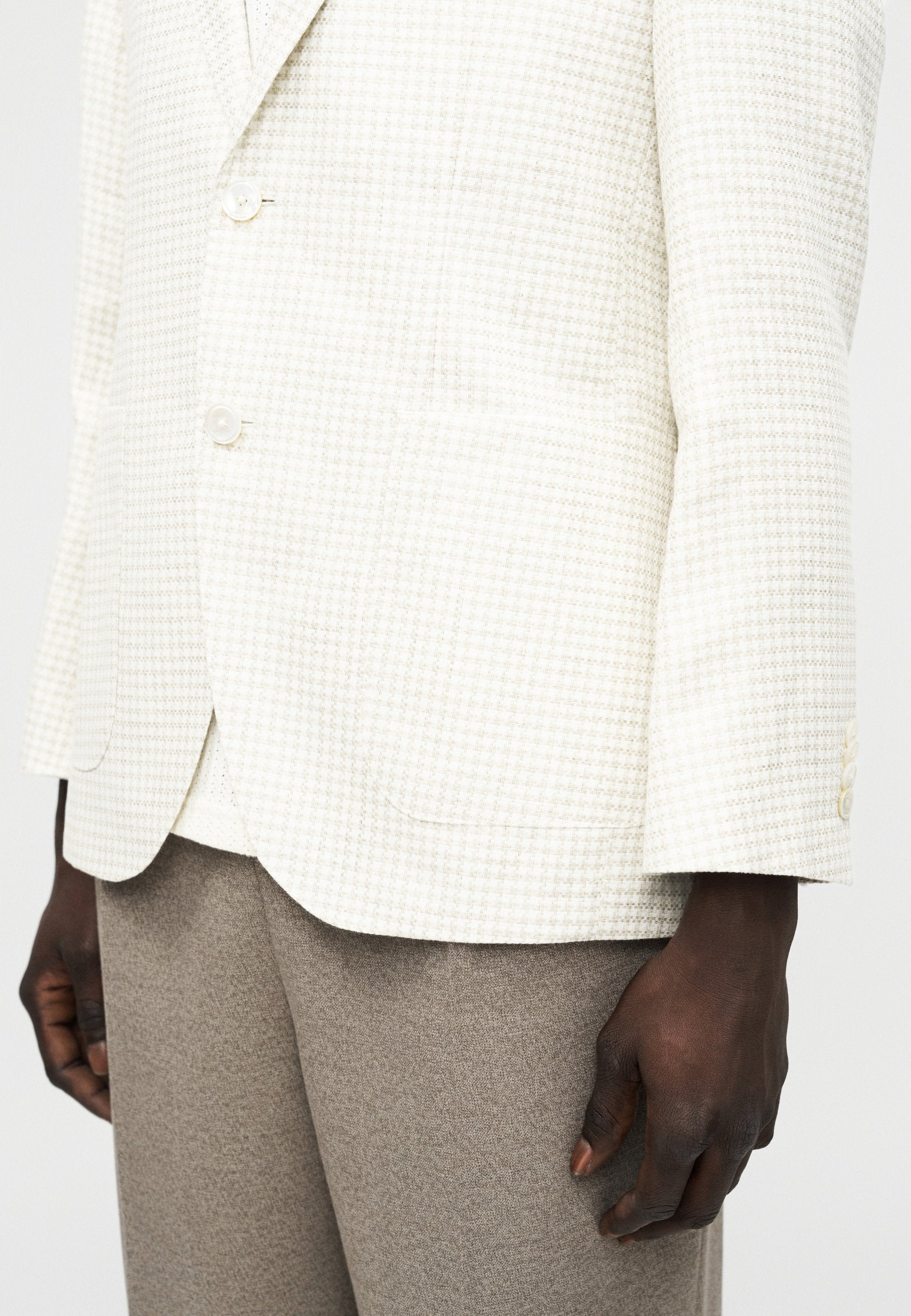 JANSON - Blazer jacket - open beige