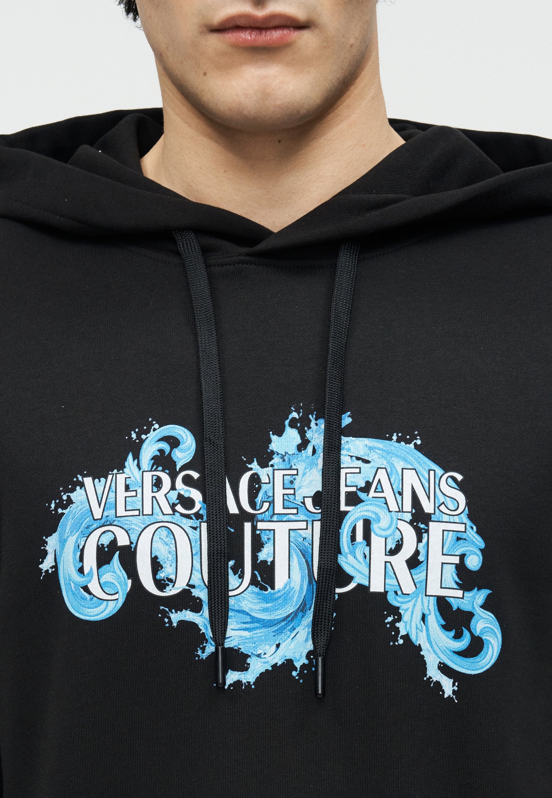 HOODIE BAROQUE WAVE - Hoodie - black