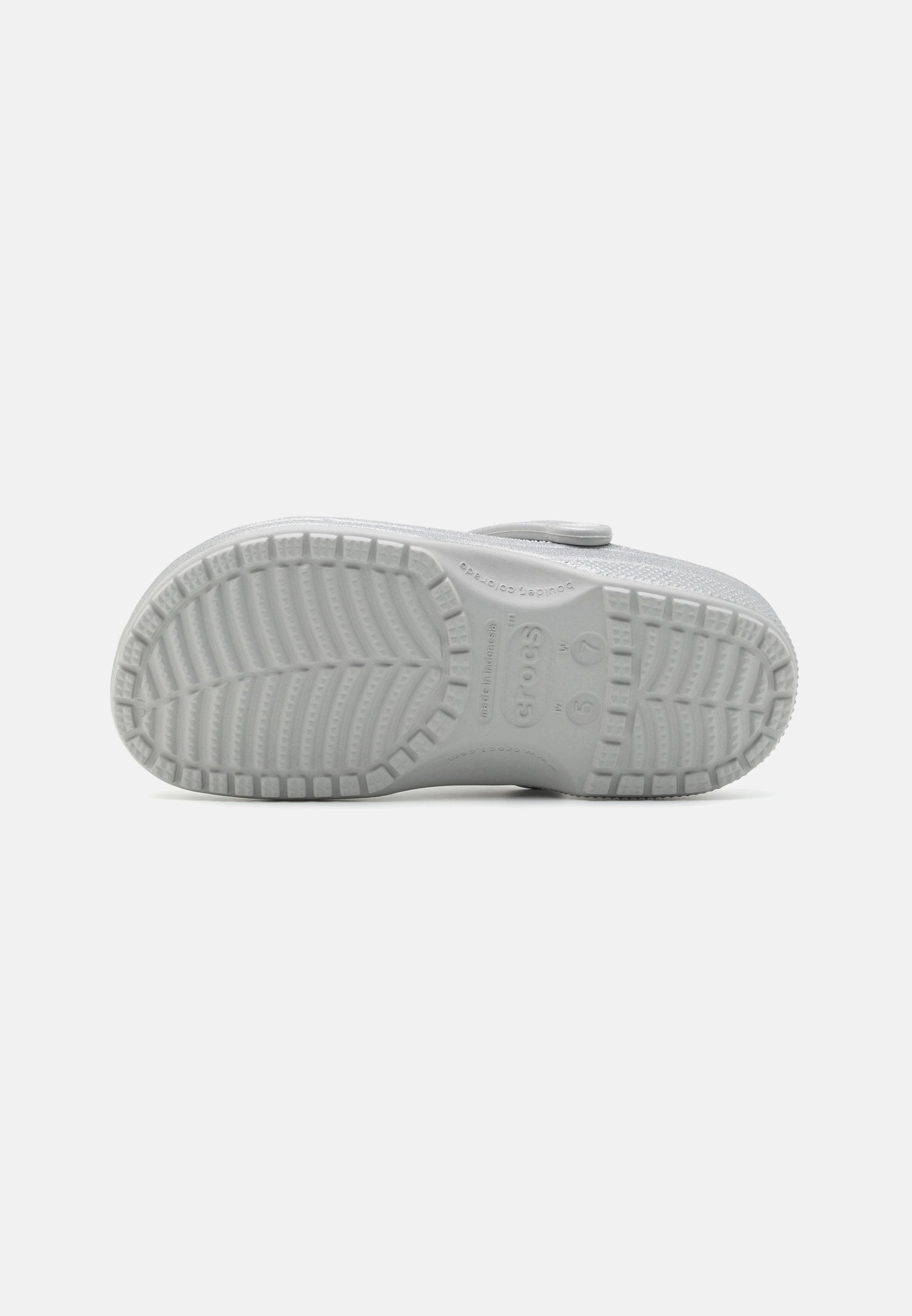 CLASSIC GLITTER - Clogs - silver