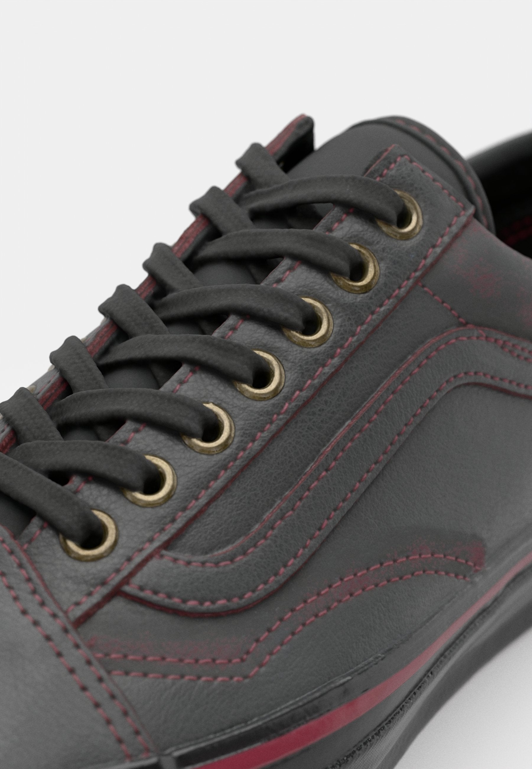 LX OLD SKOOL - Trainers - dark red/black