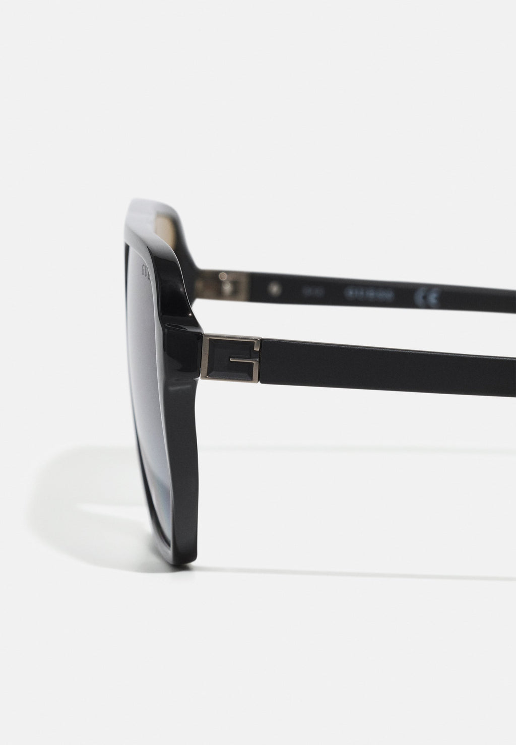 UNISEX - Sunglasses - shiny black/green mirror