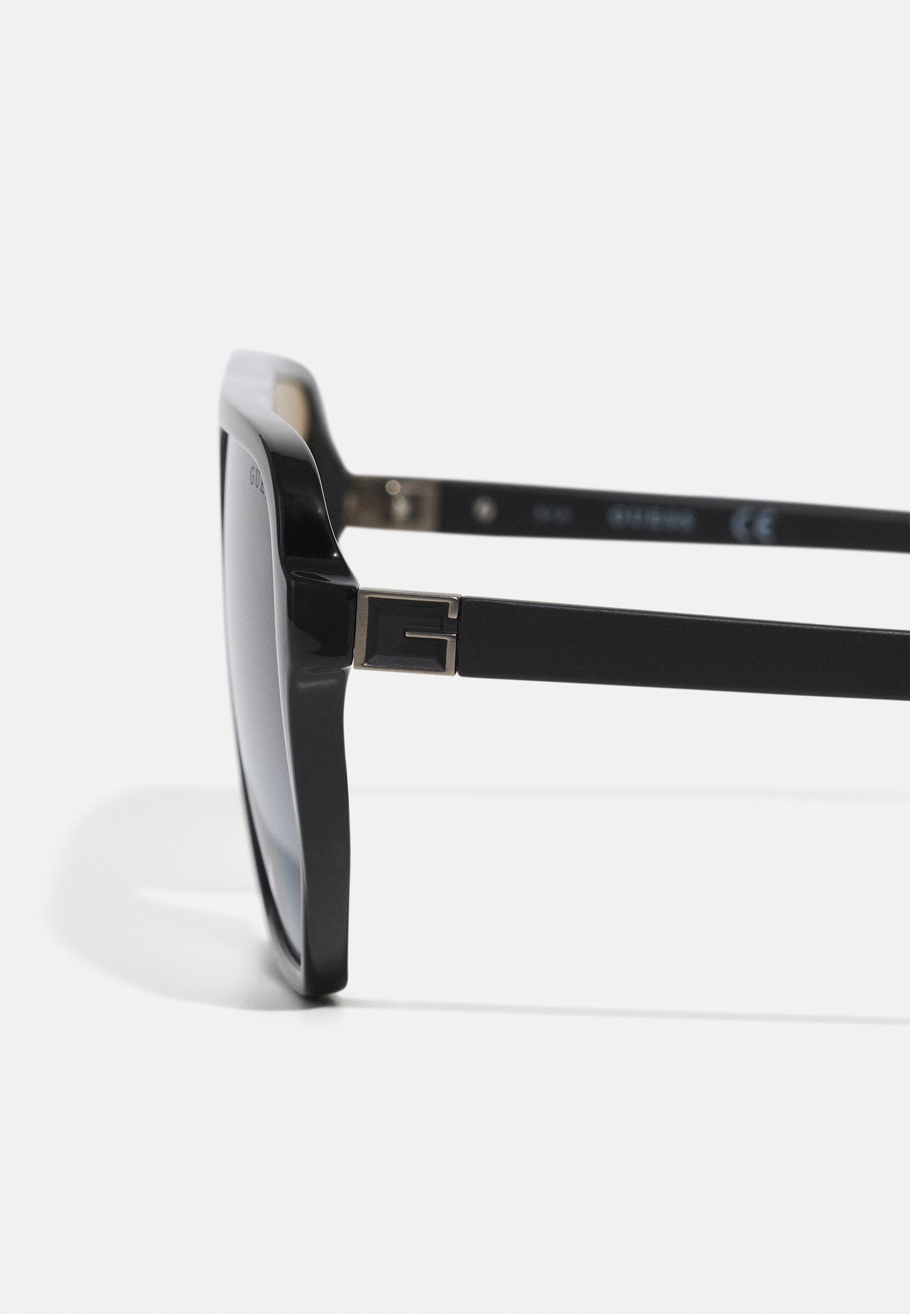 UNISEX - Sunglasses - shiny black/green mirror