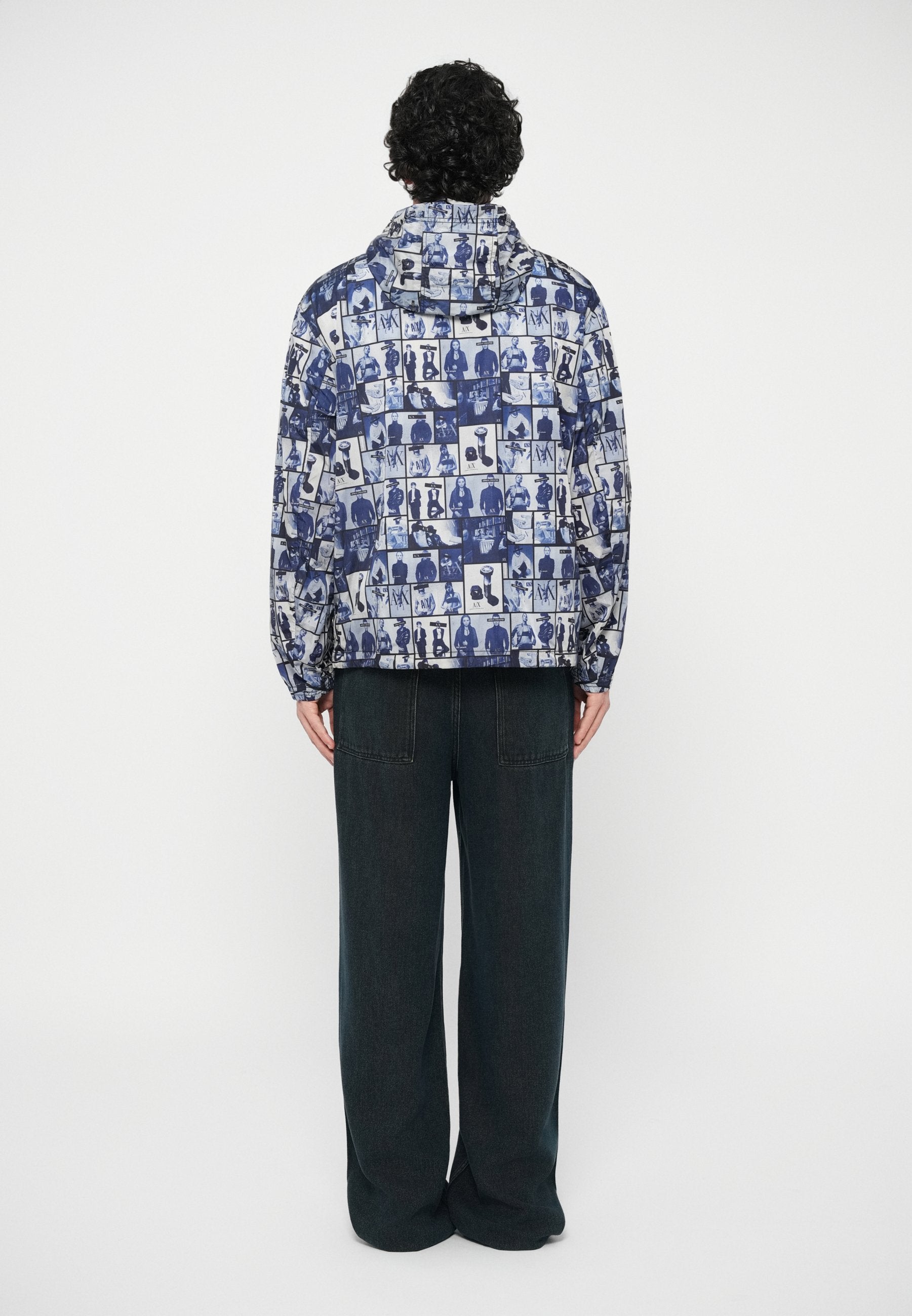 ARCHIVE PRINT JACKET - Summer jacket - blue